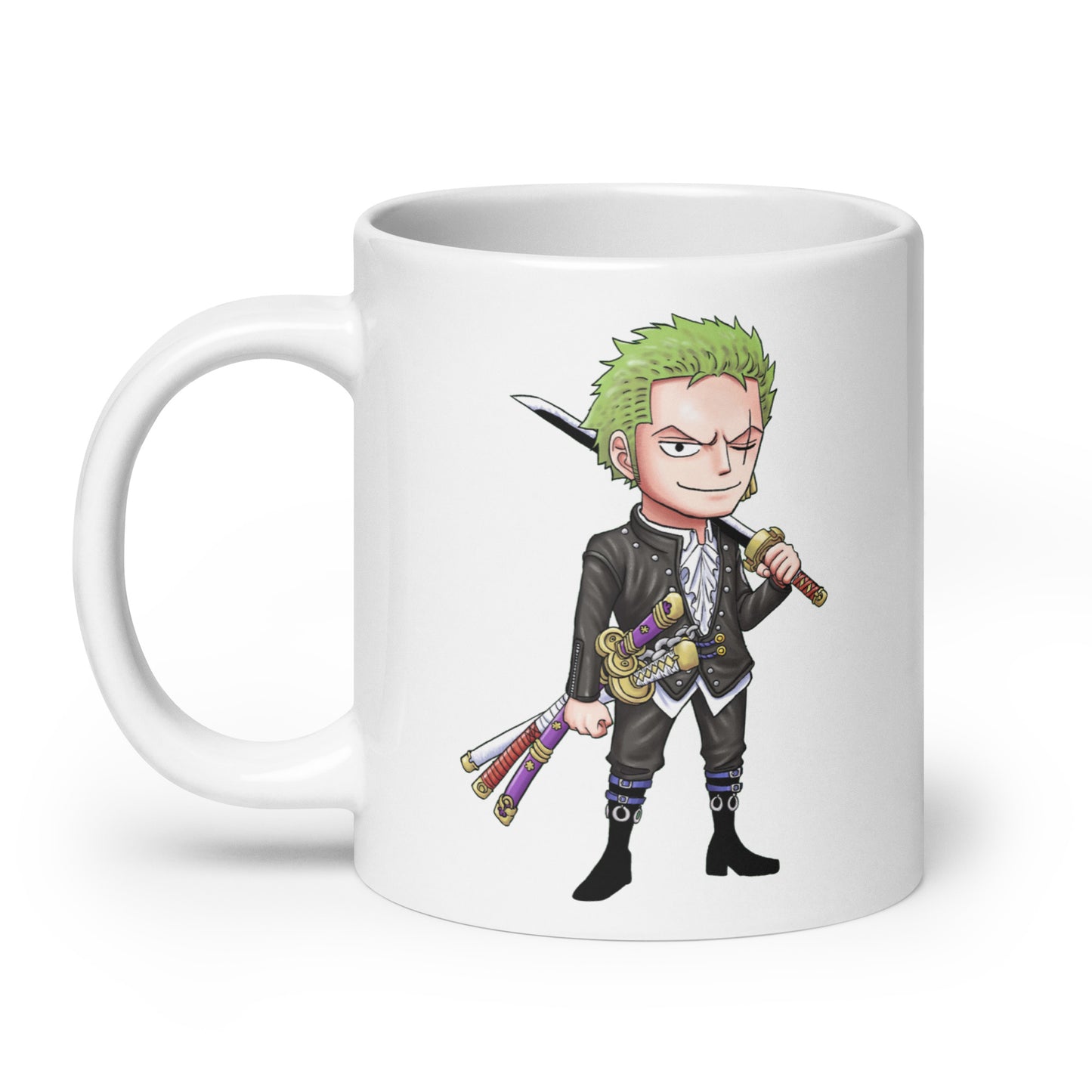 White Glossy Mug - Zoro 27