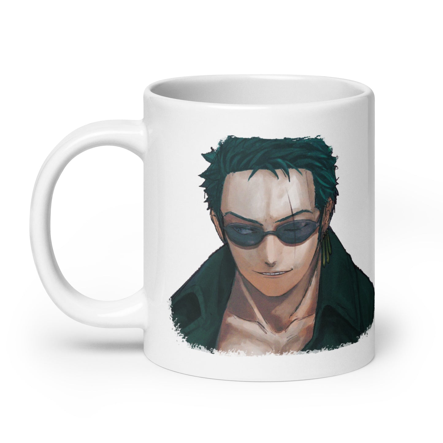 White Glossy Mug - Zoro 32