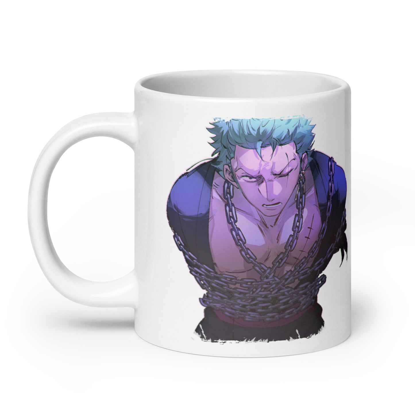 White Glossy Mug - Zoro 36