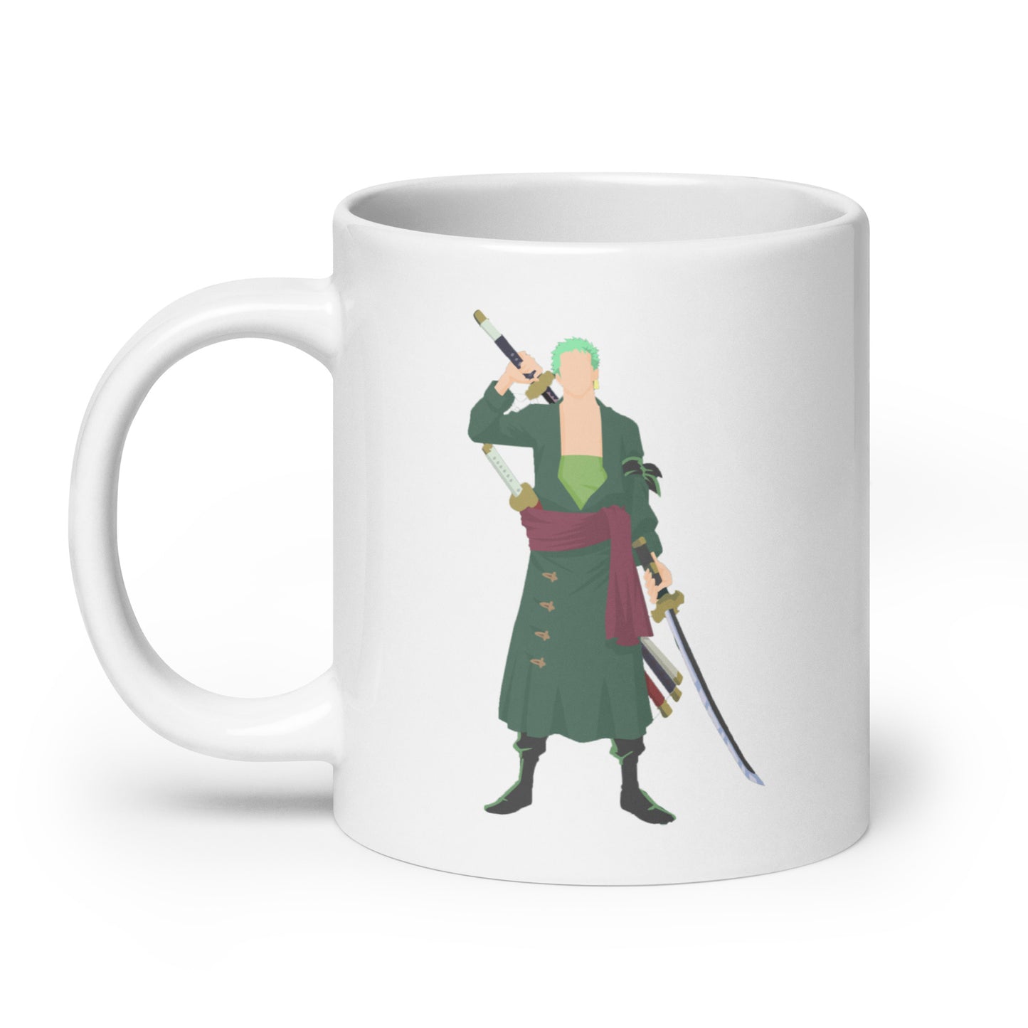 White Glossy Mug - Zoro 37