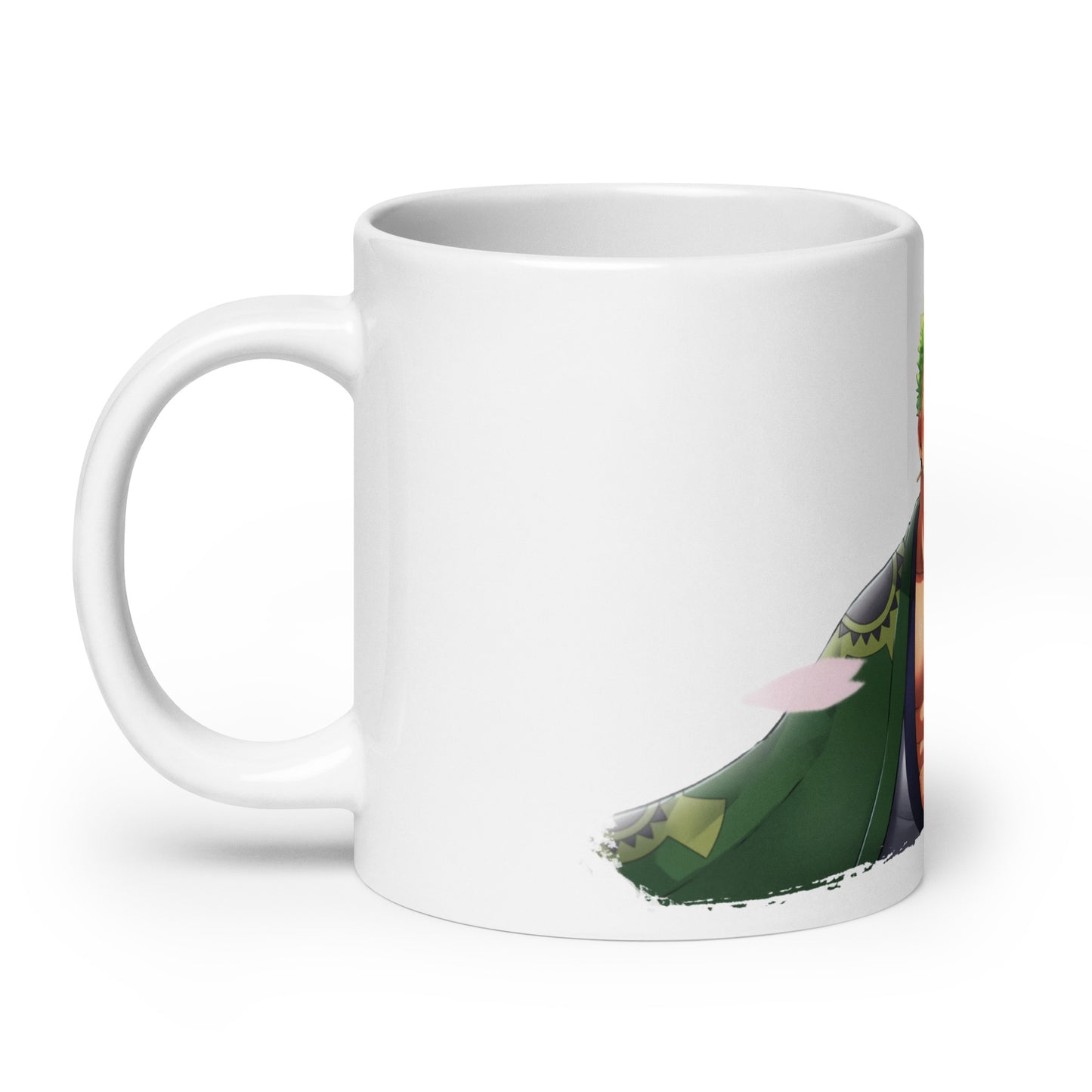 White Glossy Mug - Zoro 38