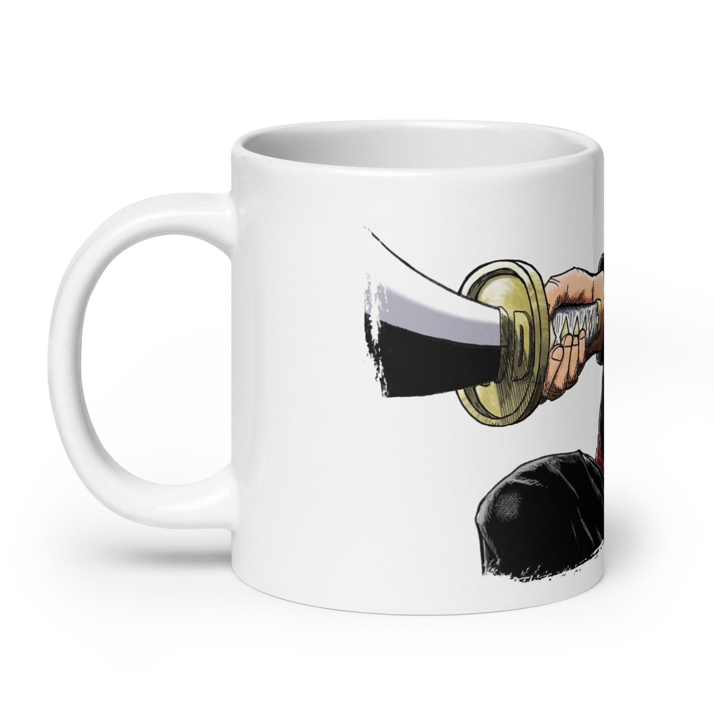 White Glossy Mug - Zoro 39