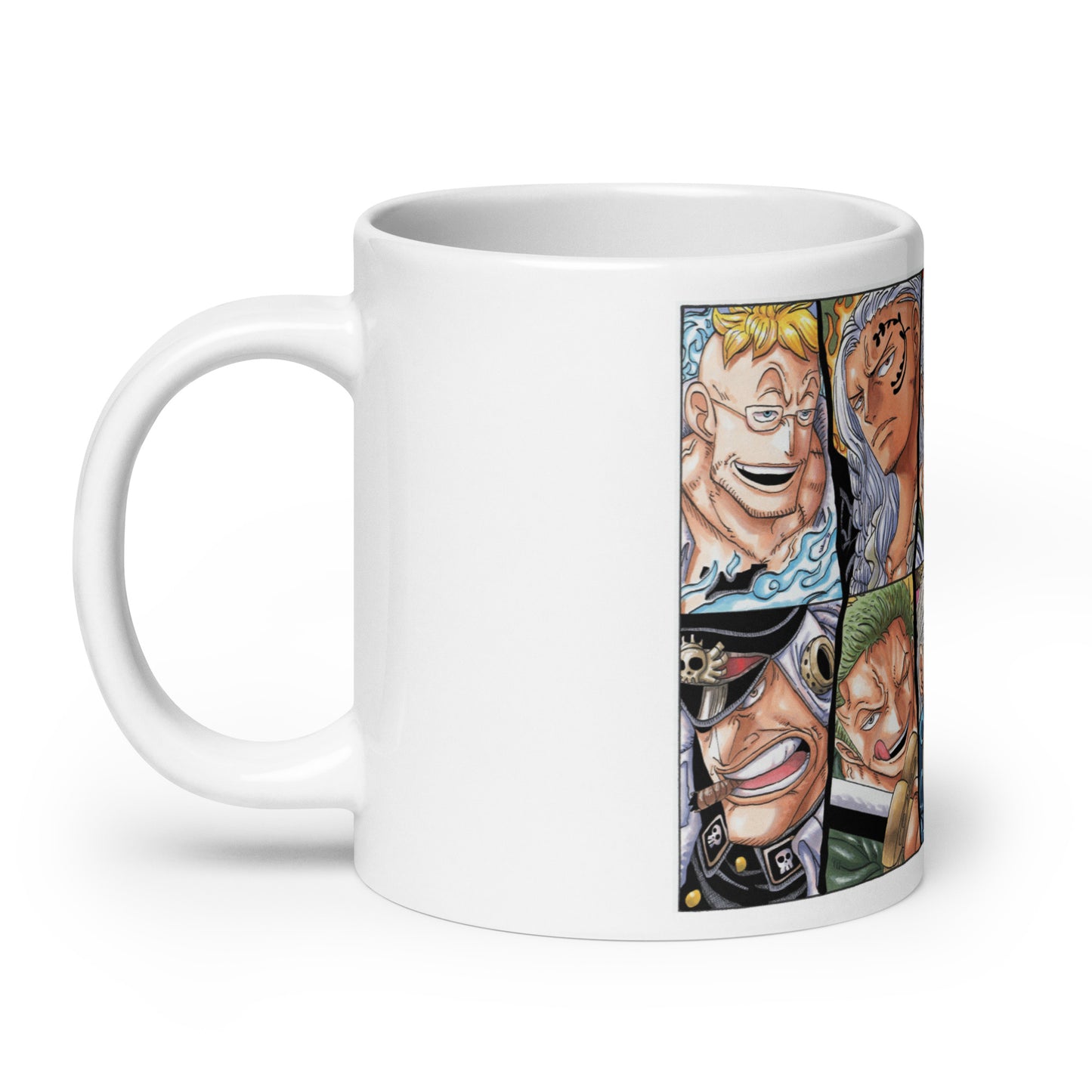 White Glossy Mug - Zoro 45