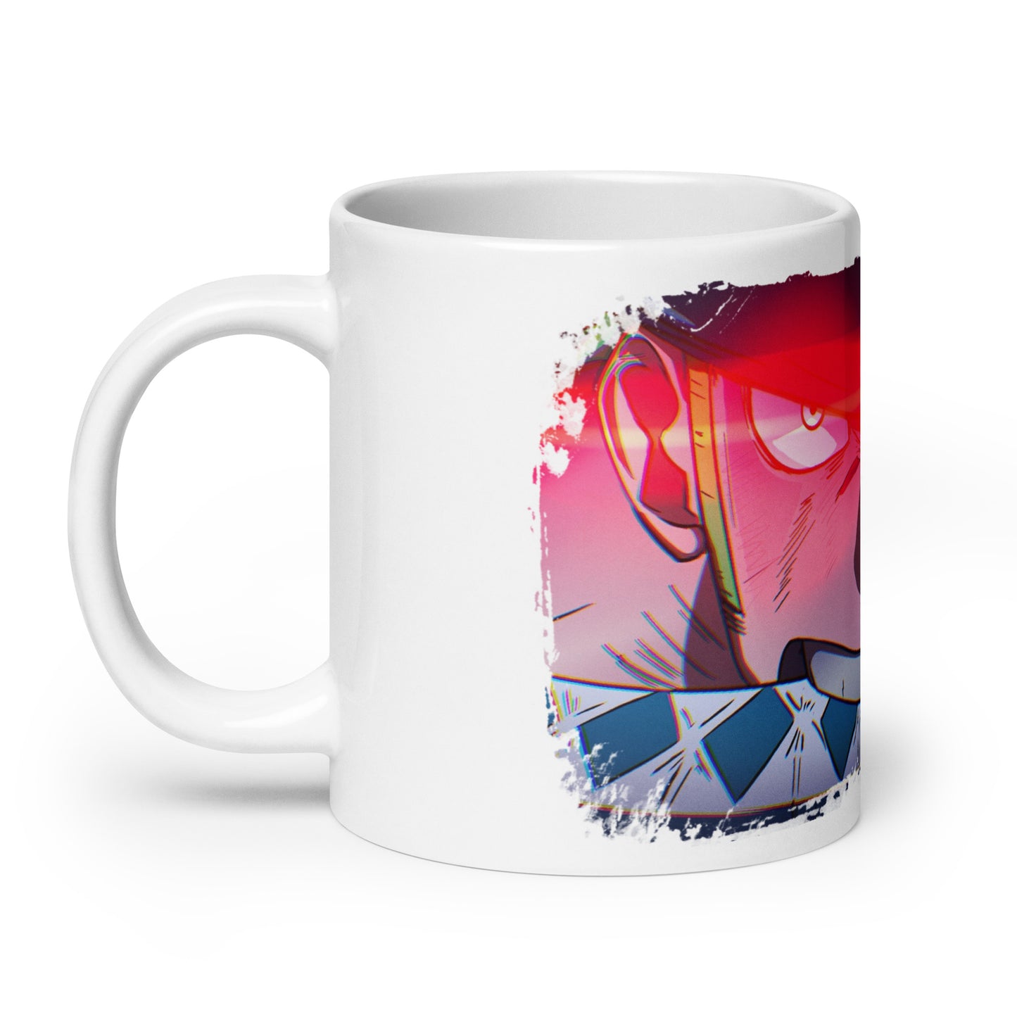 White Glossy Mug - Zoro 48