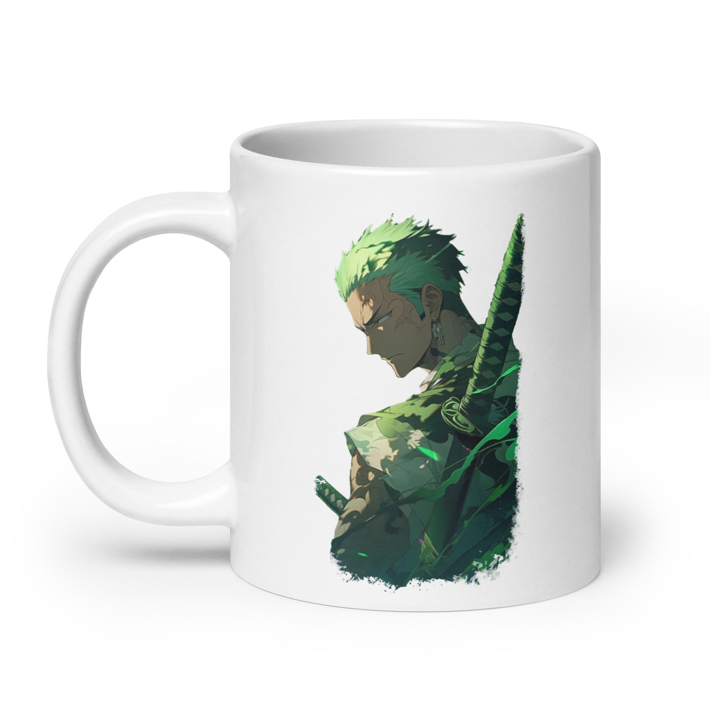 White Glossy Mug - Zoro 55