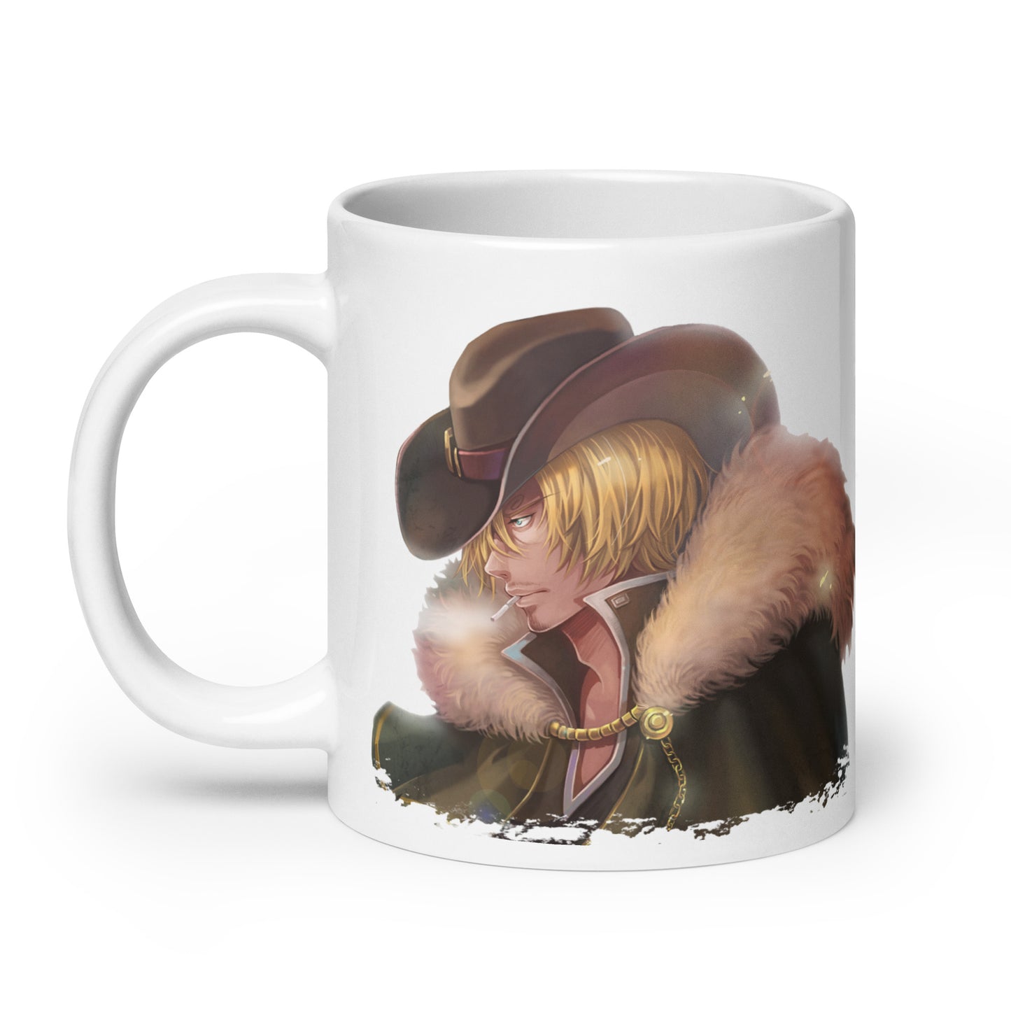 White Glossy Mug -Sanji 5