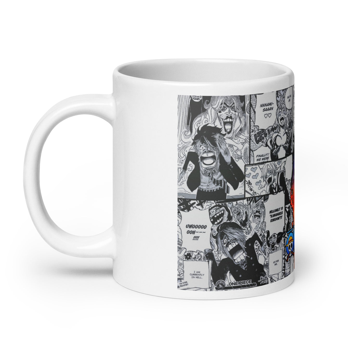 White Glossy Mug -Sanji 7