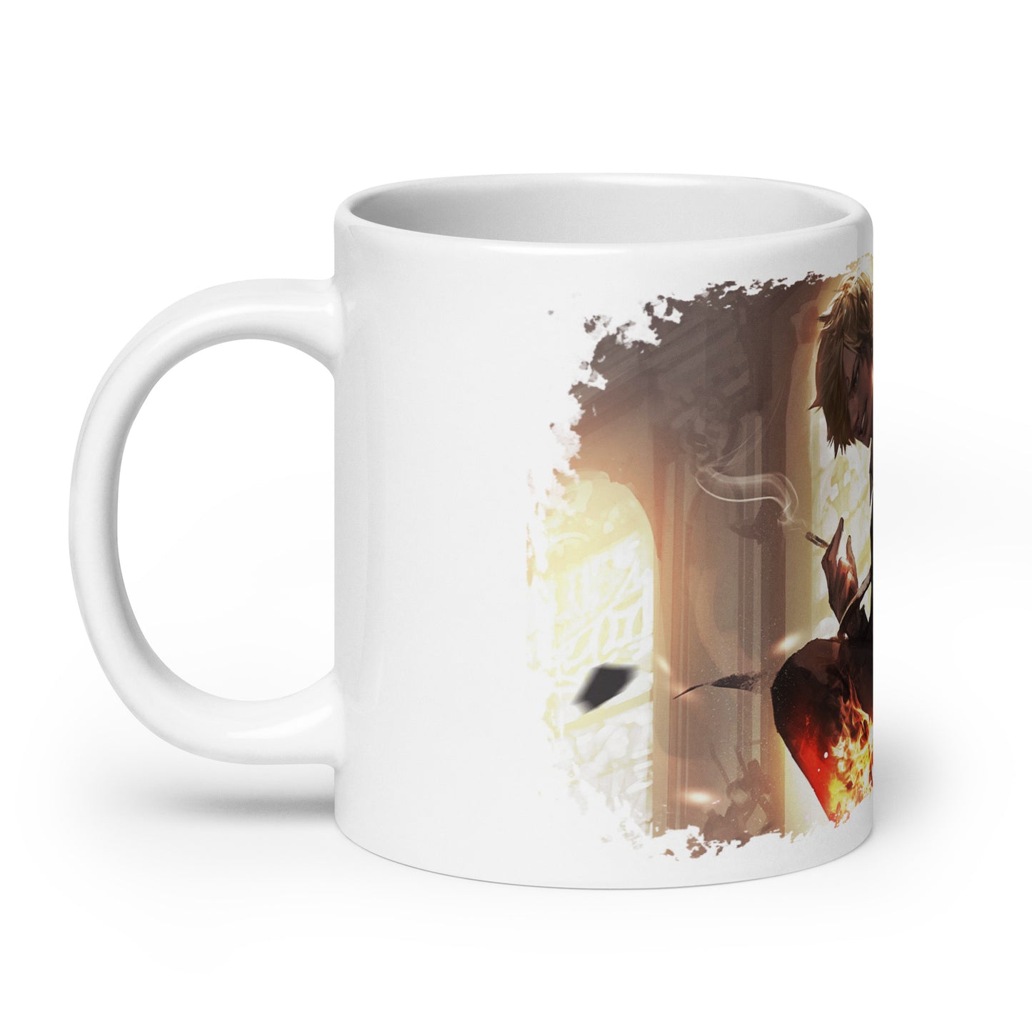 White Glossy Mug -Sanji 10