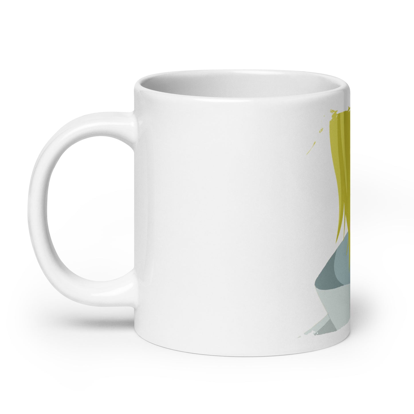 White Glossy Mug -Sanji 12