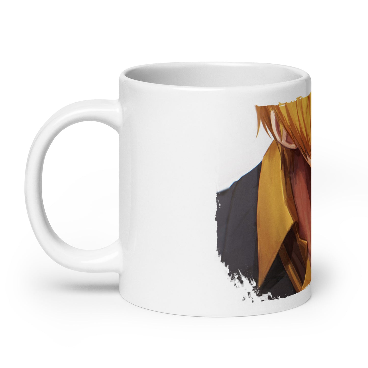 White Glossy Mug -Sanji 16