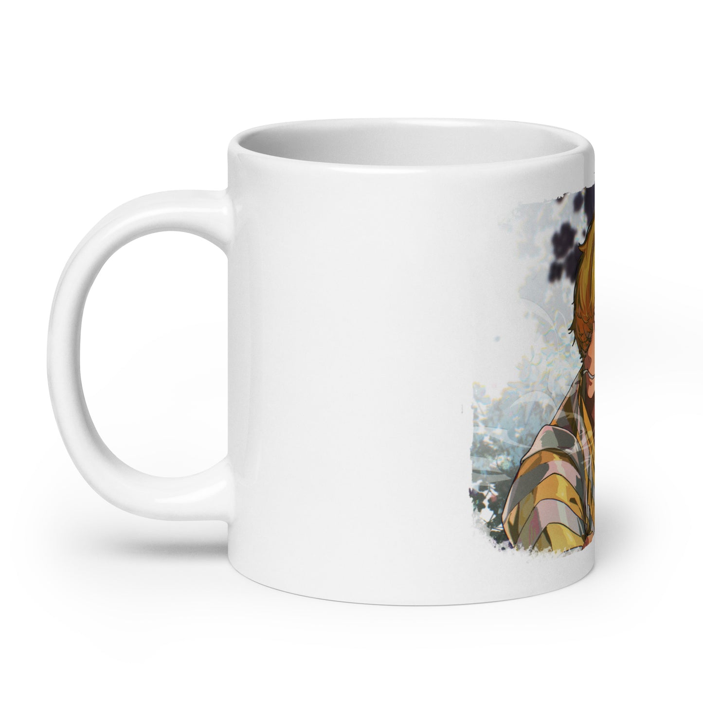 White Glossy Mug -Sanji 23