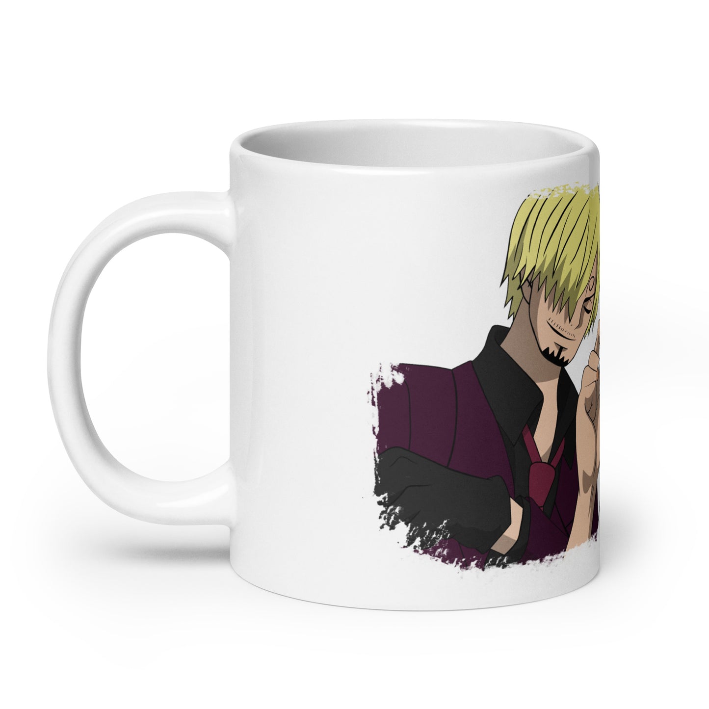 White Glossy Mug -Sanji 24