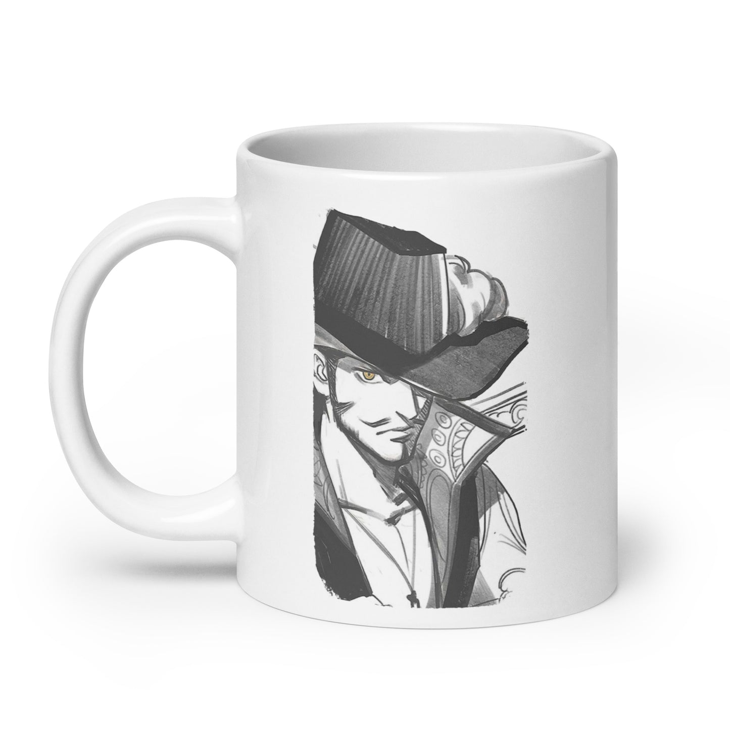 White Glossy Mug - Mihawk 1