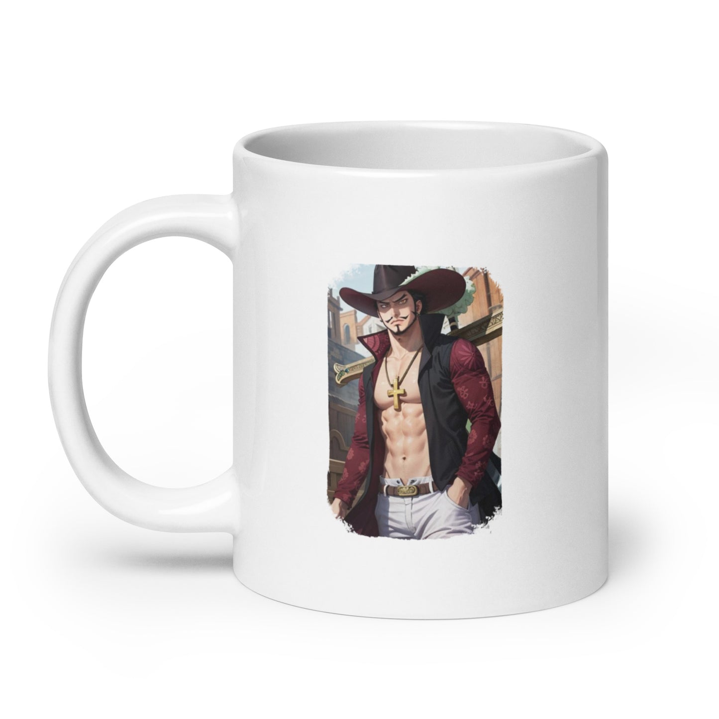 White Glossy Mug - Mihawk 12