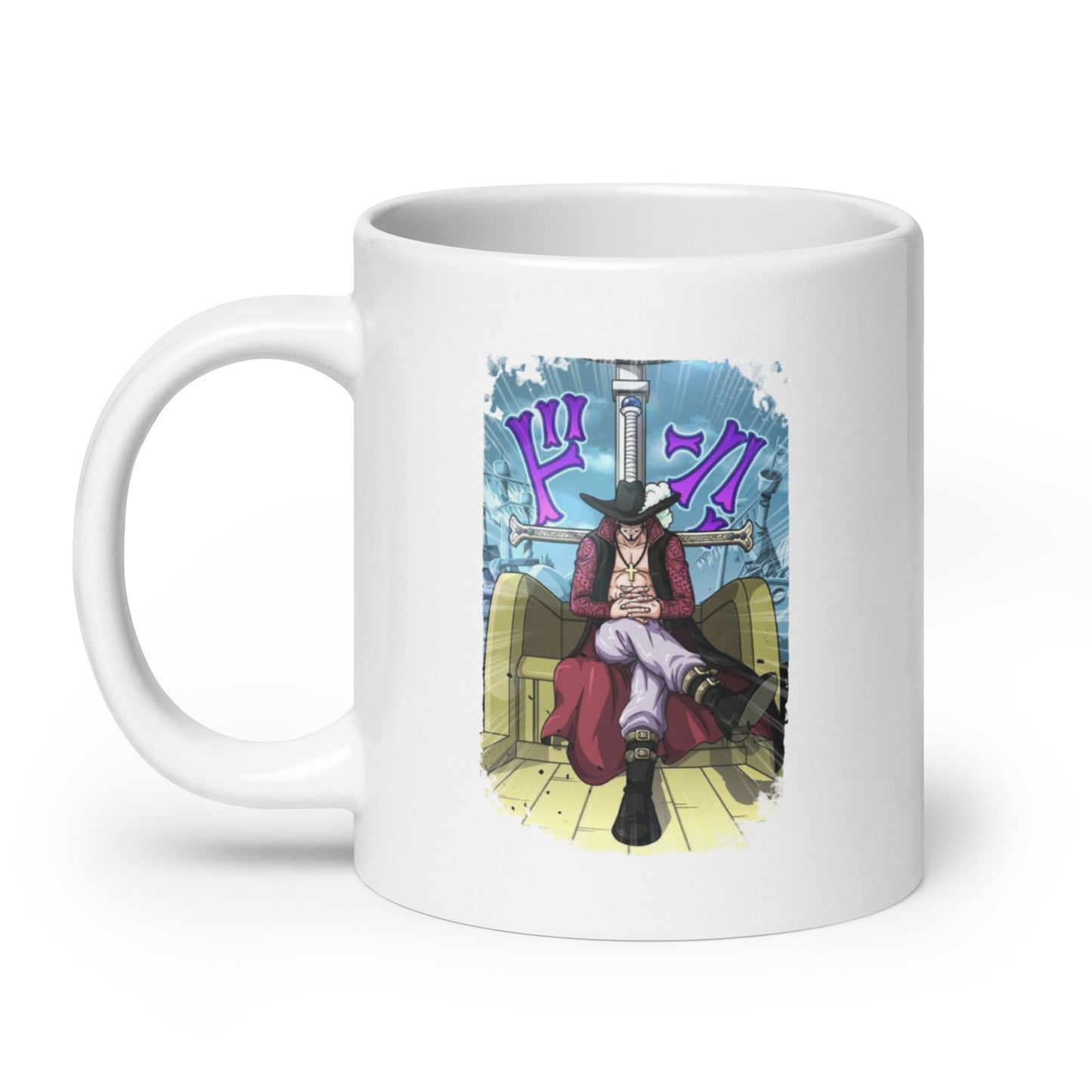 White Glossy Mug - Mihawk 14