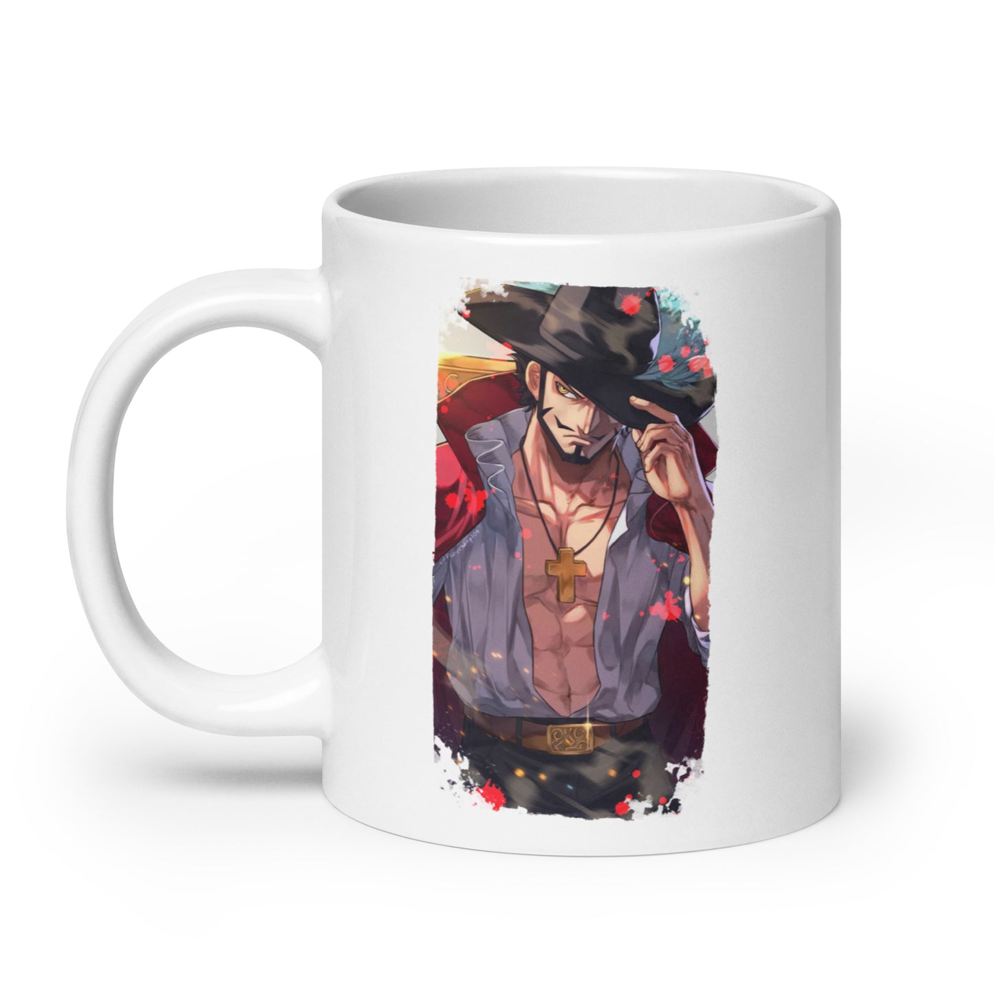 White Glossy Mug - Mihawk 15