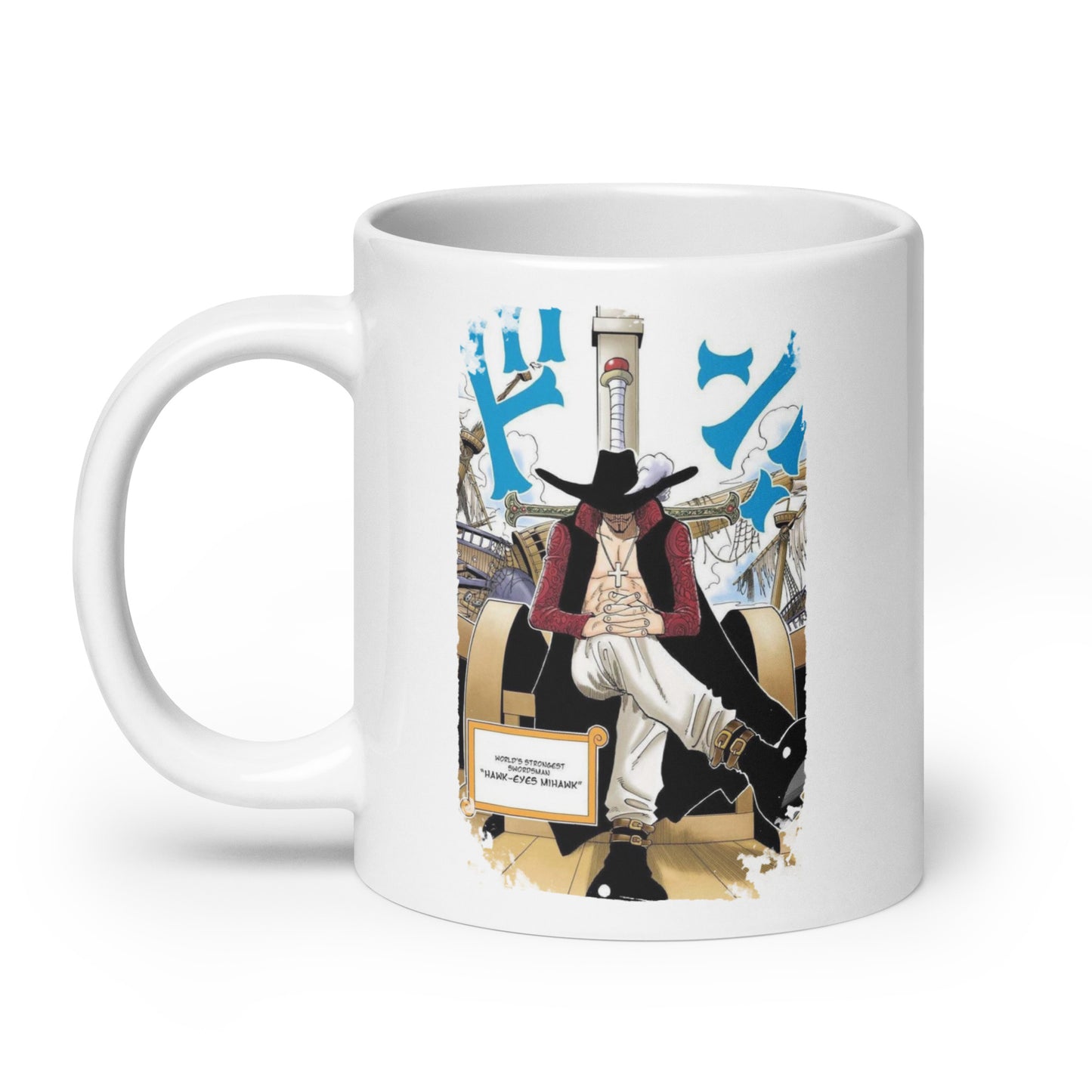 White Glossy Mug - Mihawk 18