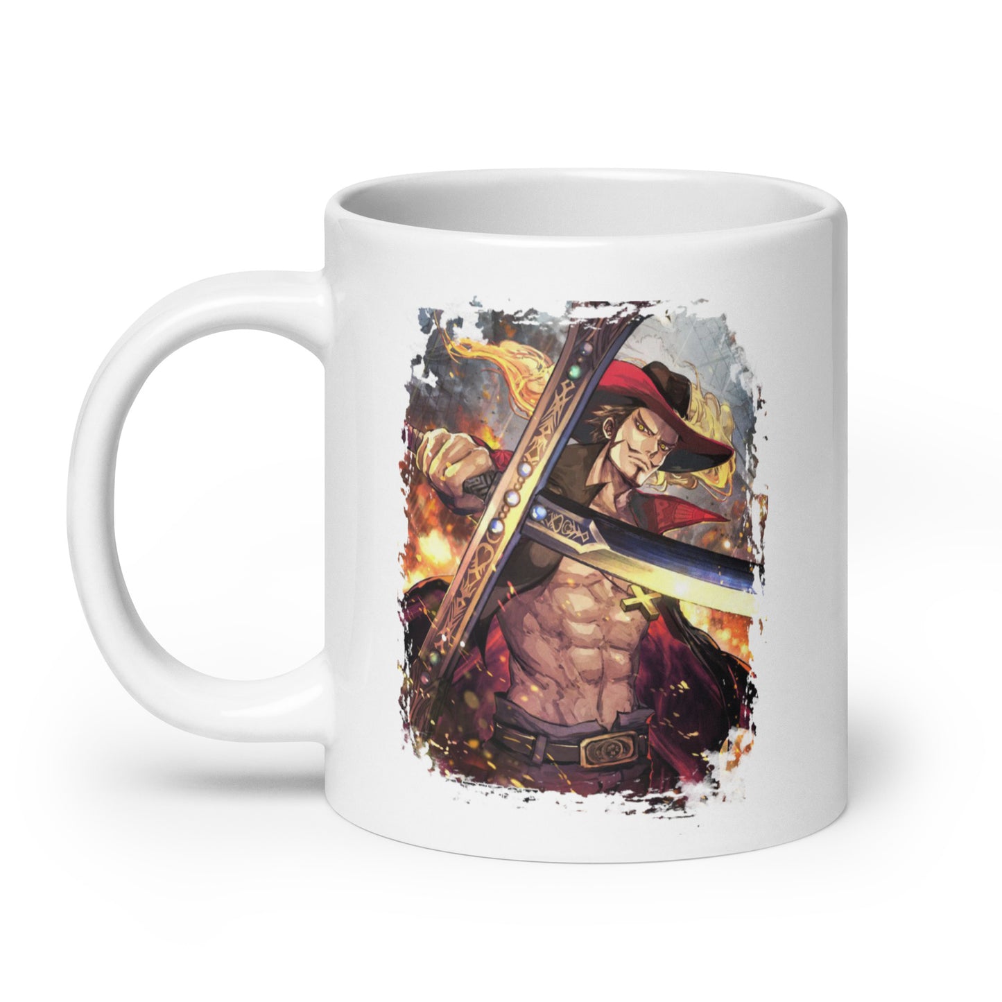 White Glossy Mug - Mihawk 19