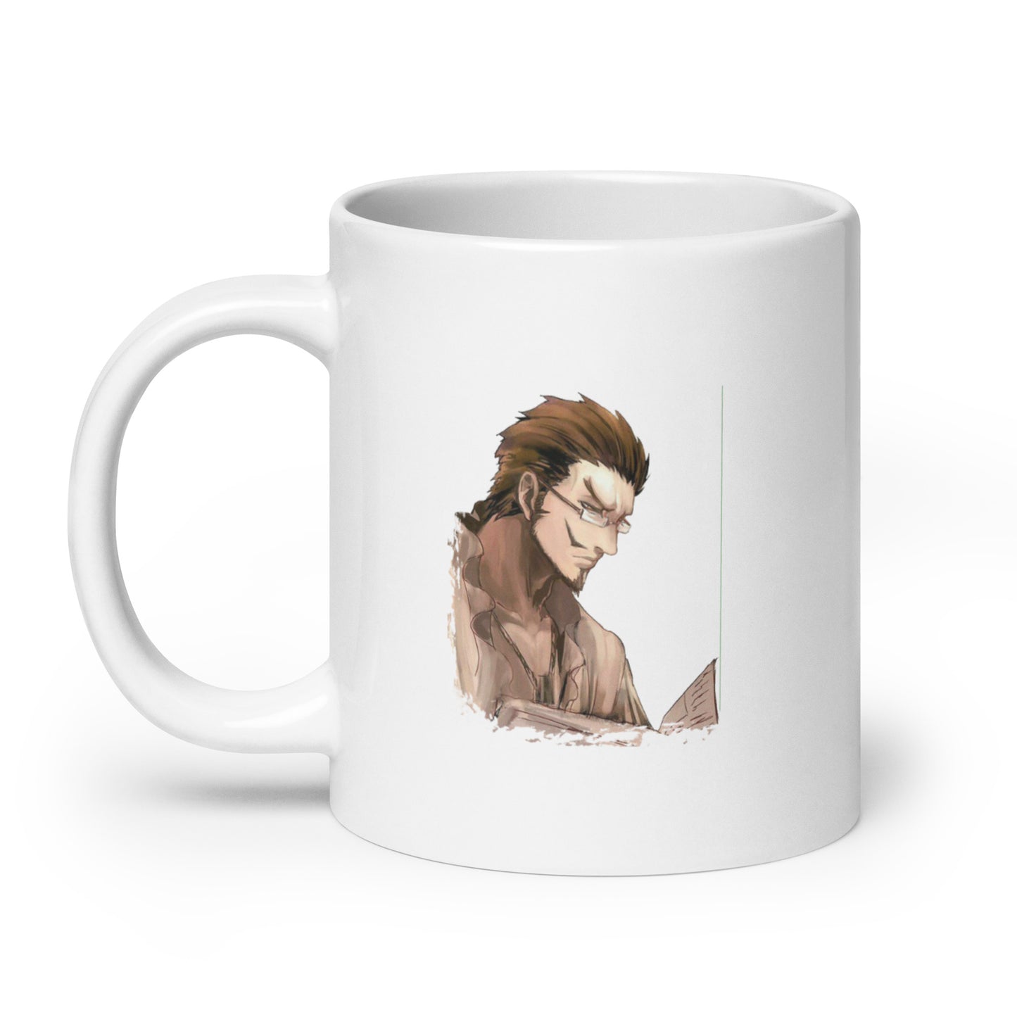 White Glossy Mug - Mihawk 20