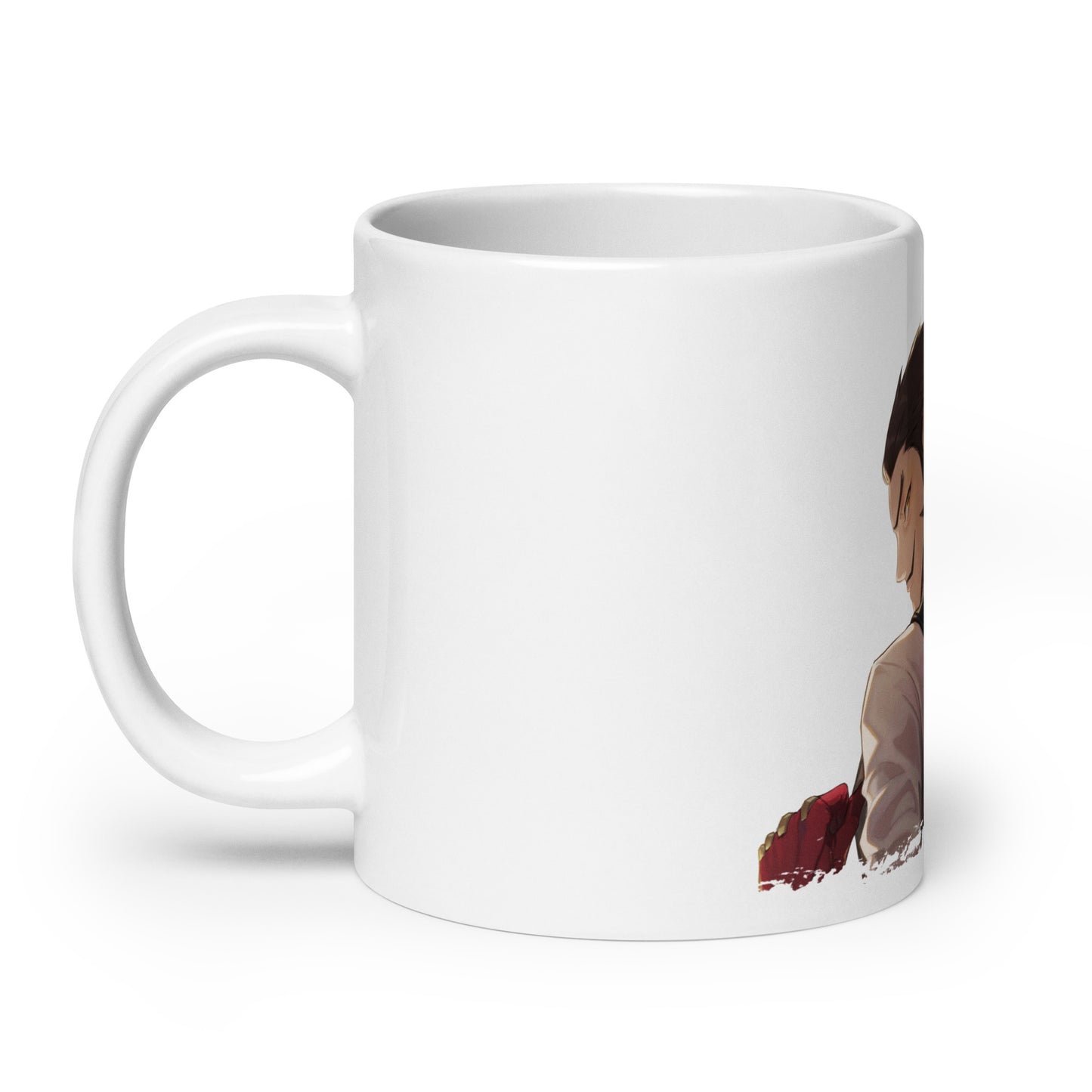 White Glossy Mug - Mihawk 23