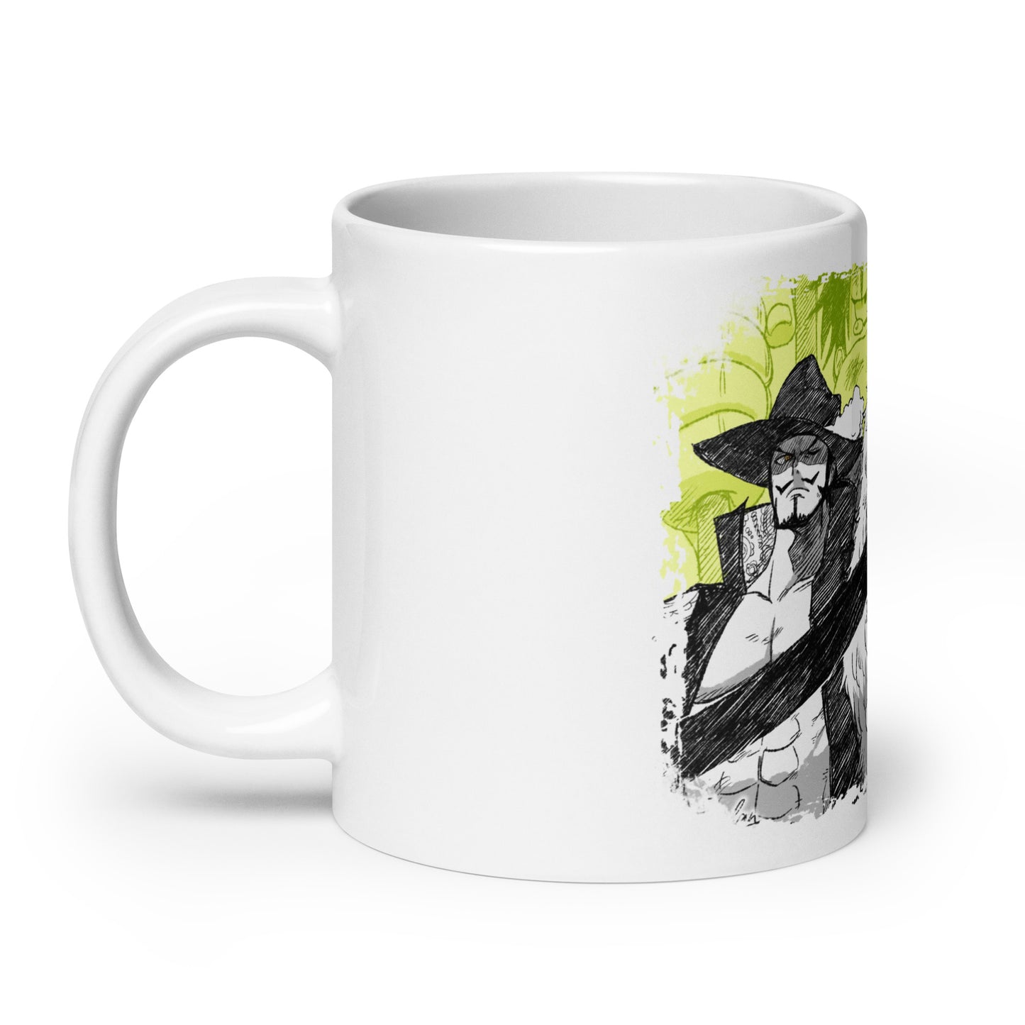 White Glossy Mug - Mihawk 33