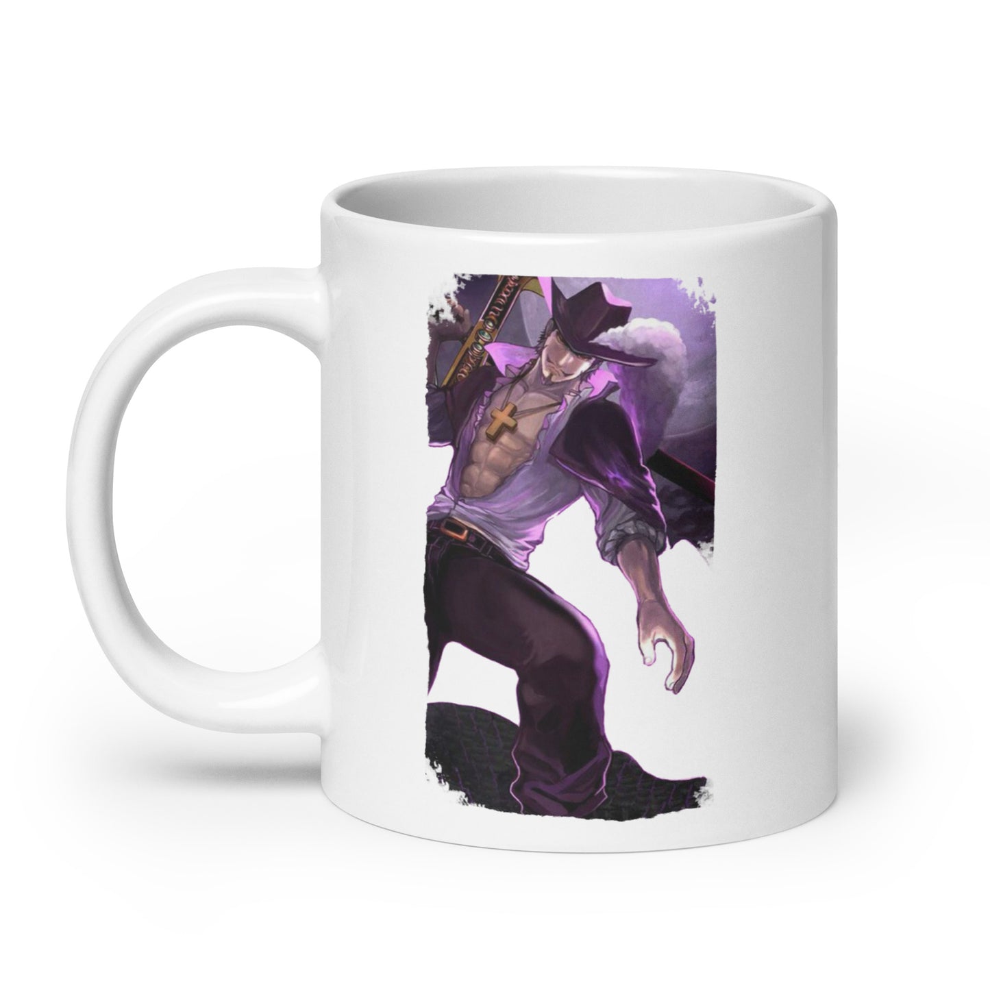 White Glossy Mug - Mihawk 36