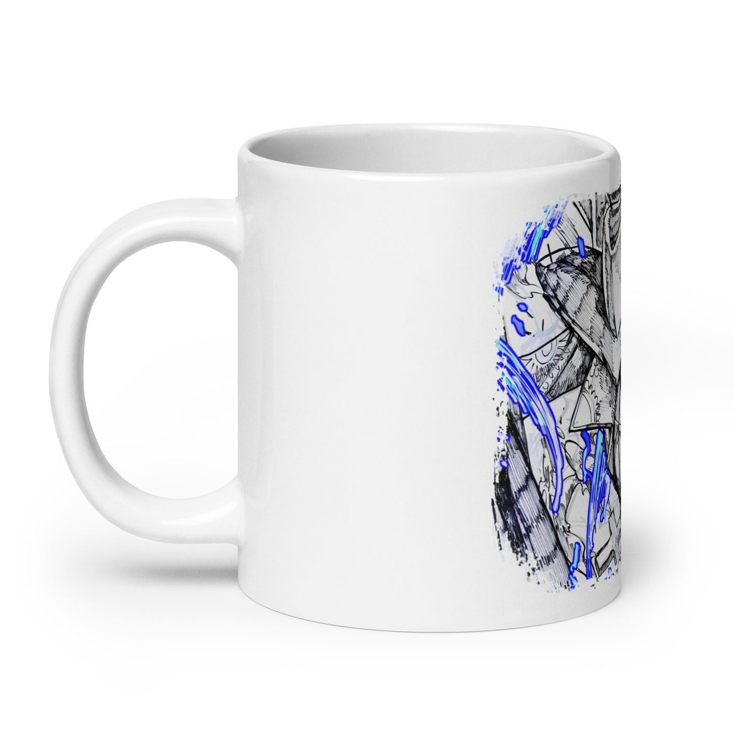 White Glossy Mug - Mihawk 40