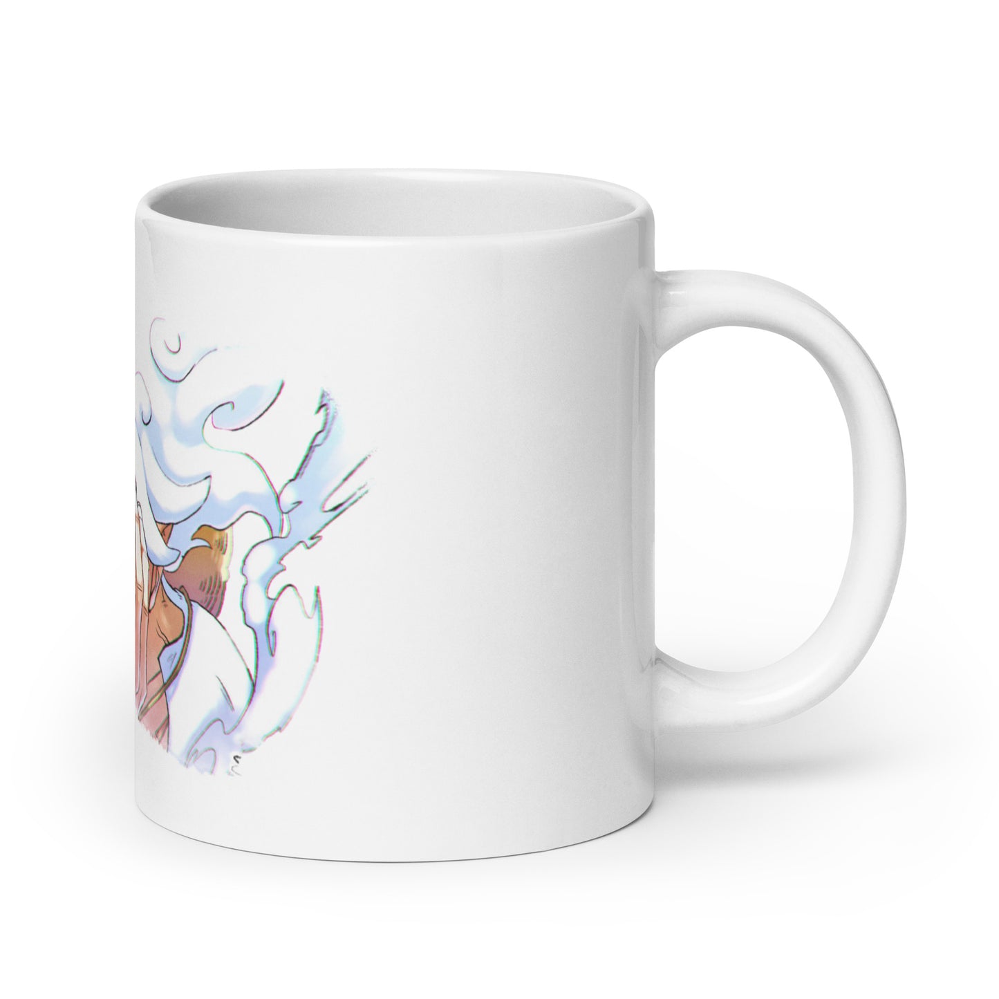 White Glossy Mug - Luffy 1