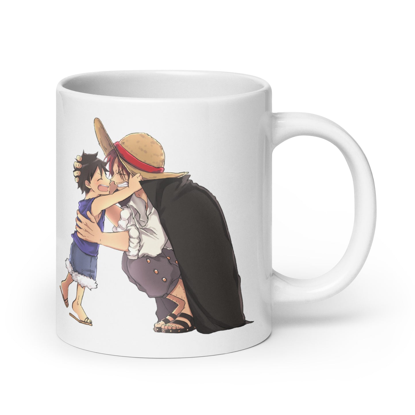 White Glossy Mug - Luffy 2