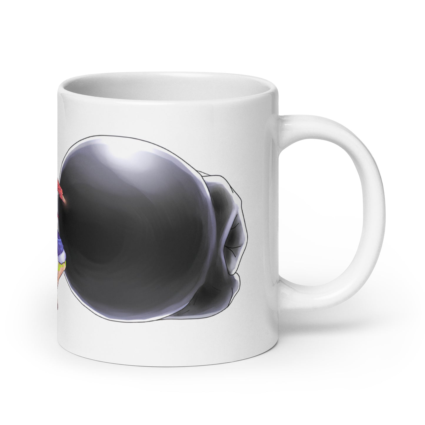 White Glossy Mug - Luffy 3