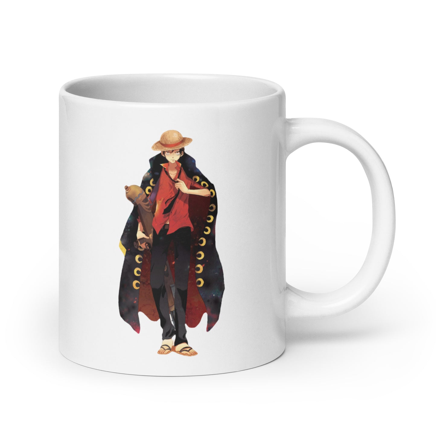 White Glossy Mug - Luffy 4