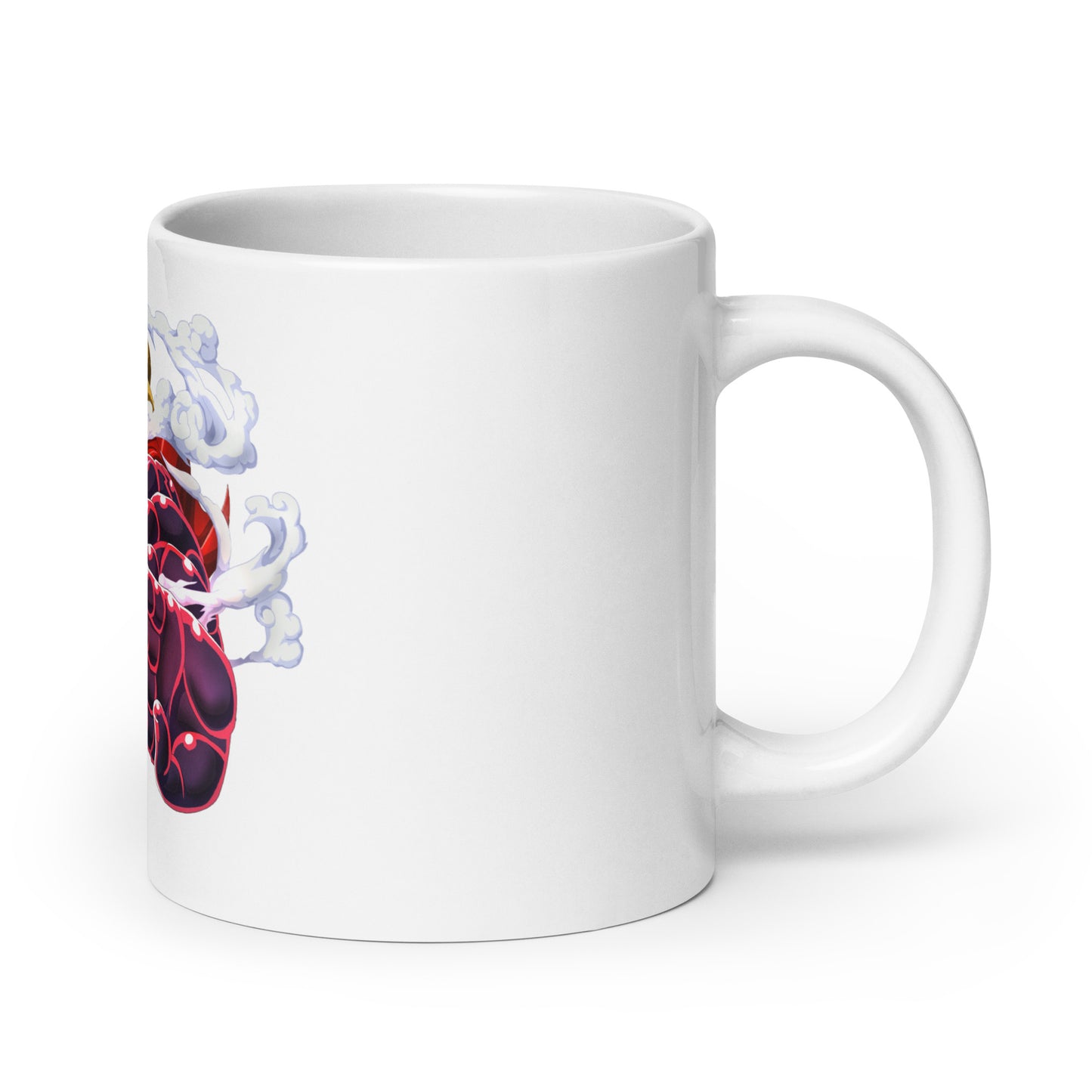 White Glossy Mug - Luffy 5