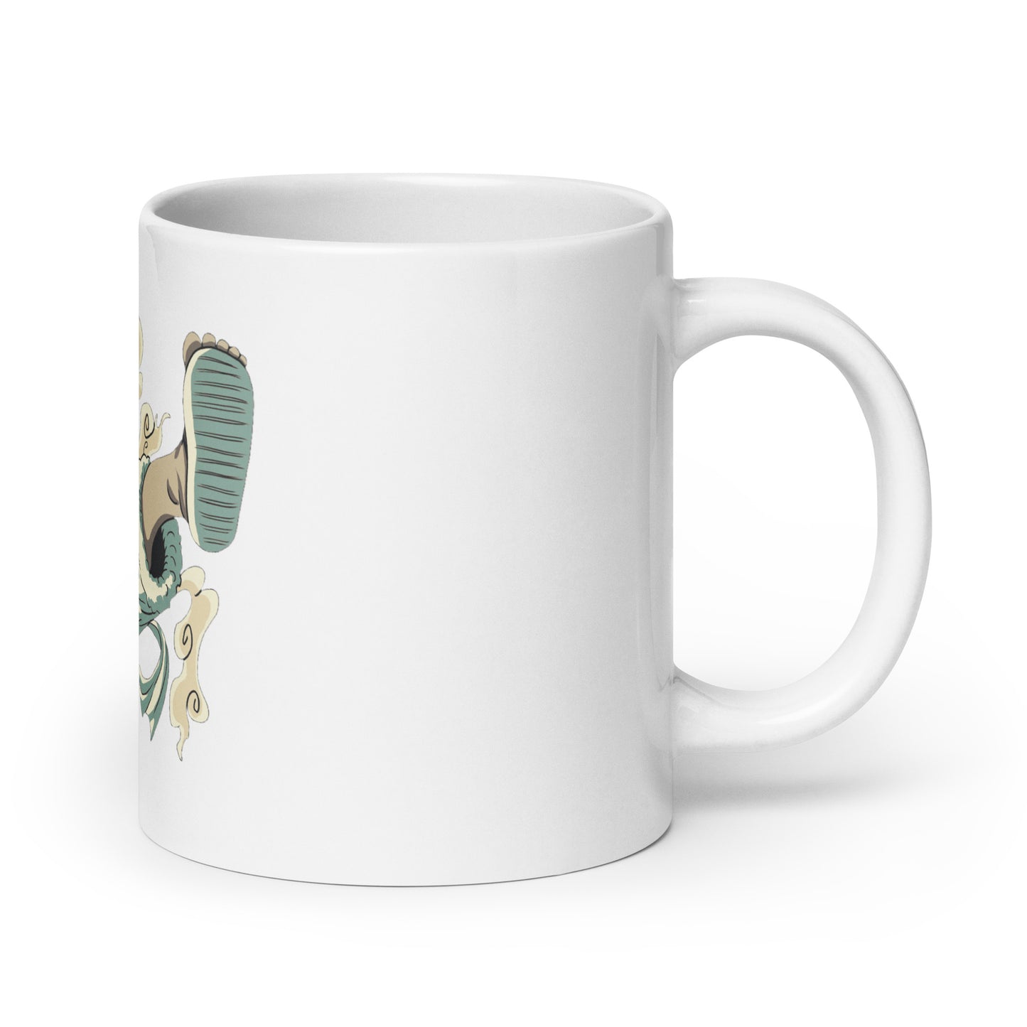 White Glossy Mug - Luffy 8