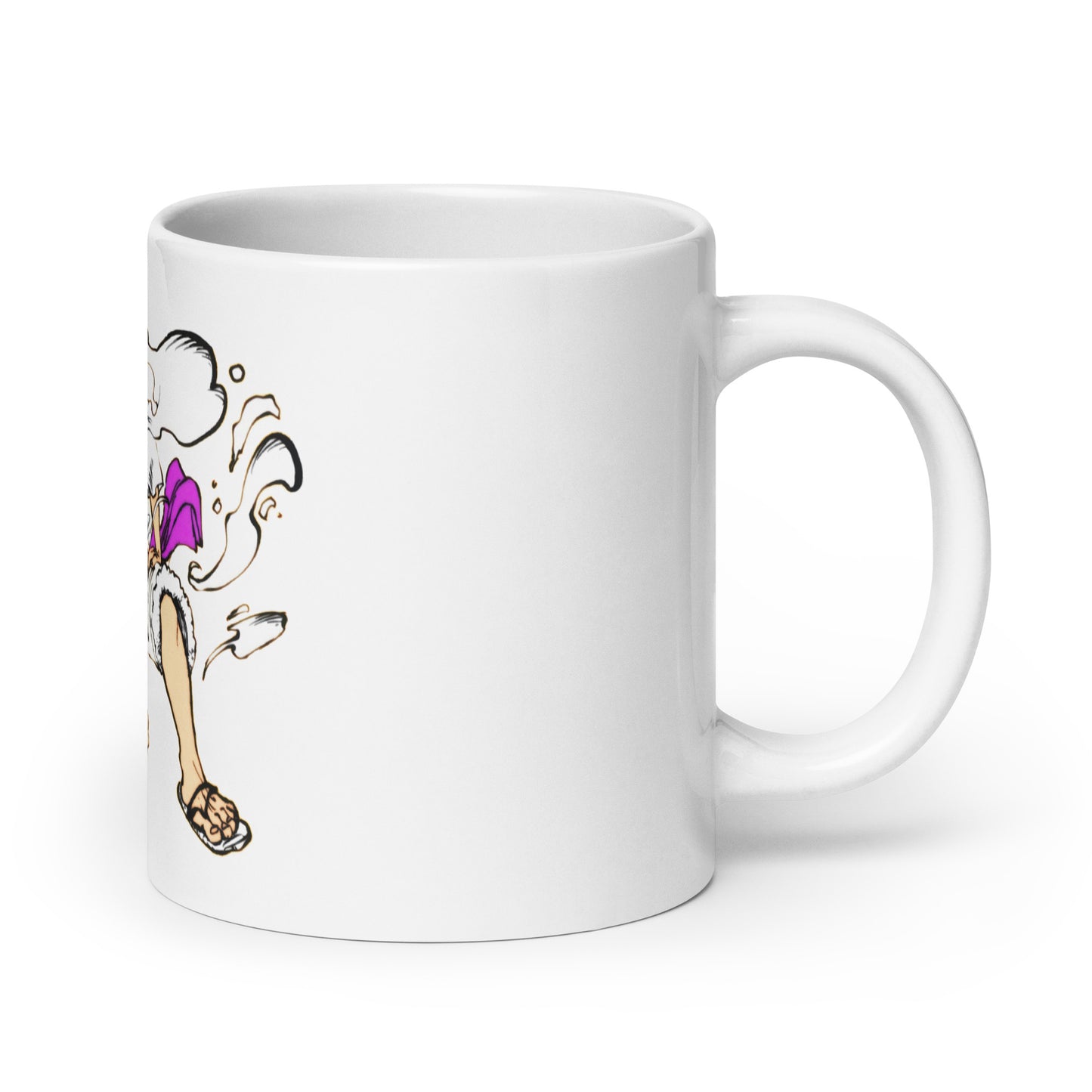 White Glossy Mug - Luffy 9