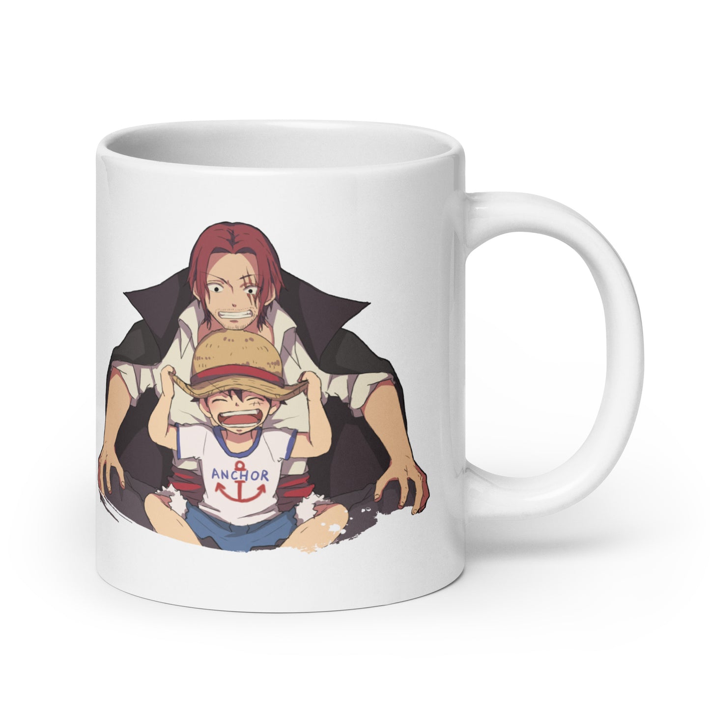 White Glossy Mug - Luffy 12