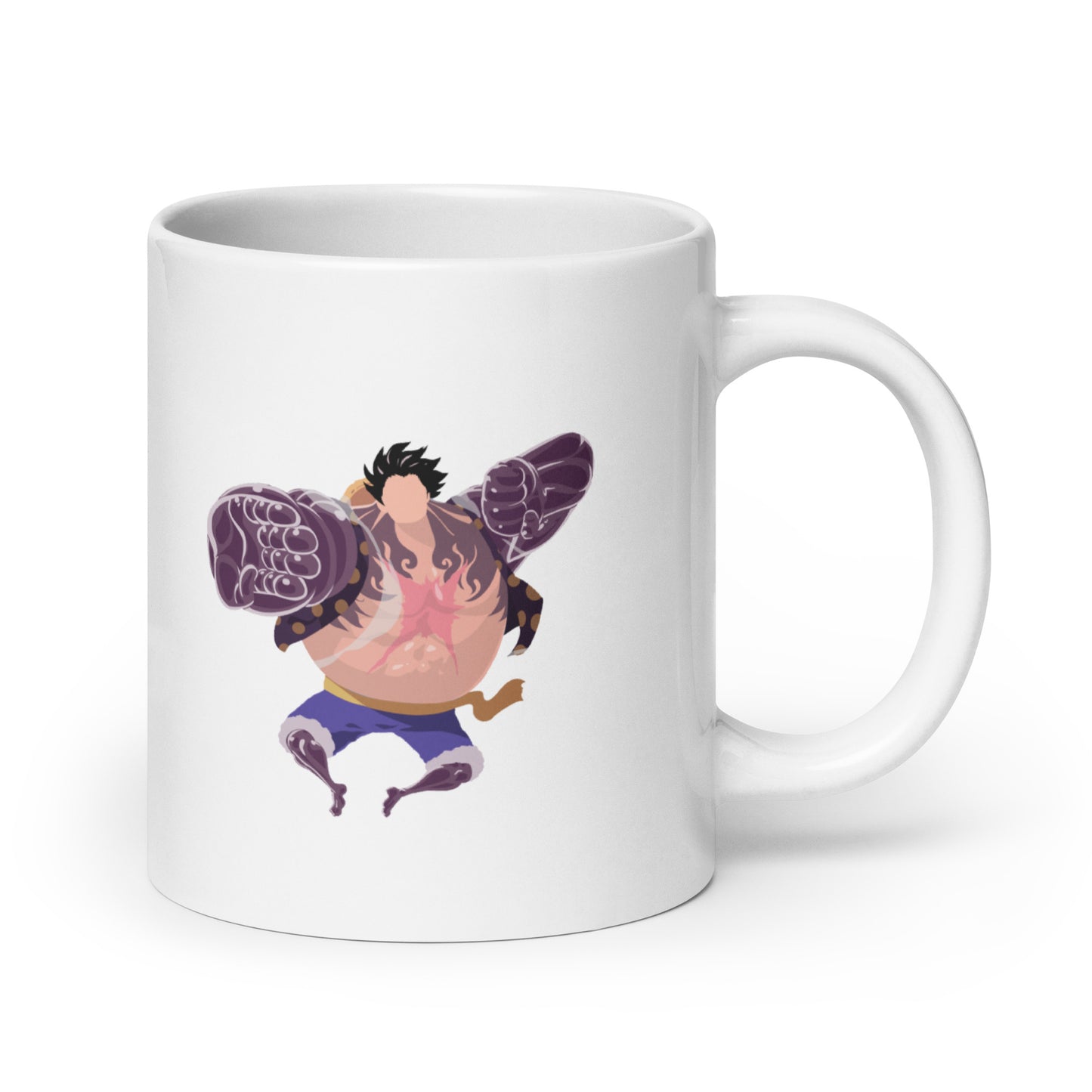 White Glossy Mug - Luffy 18