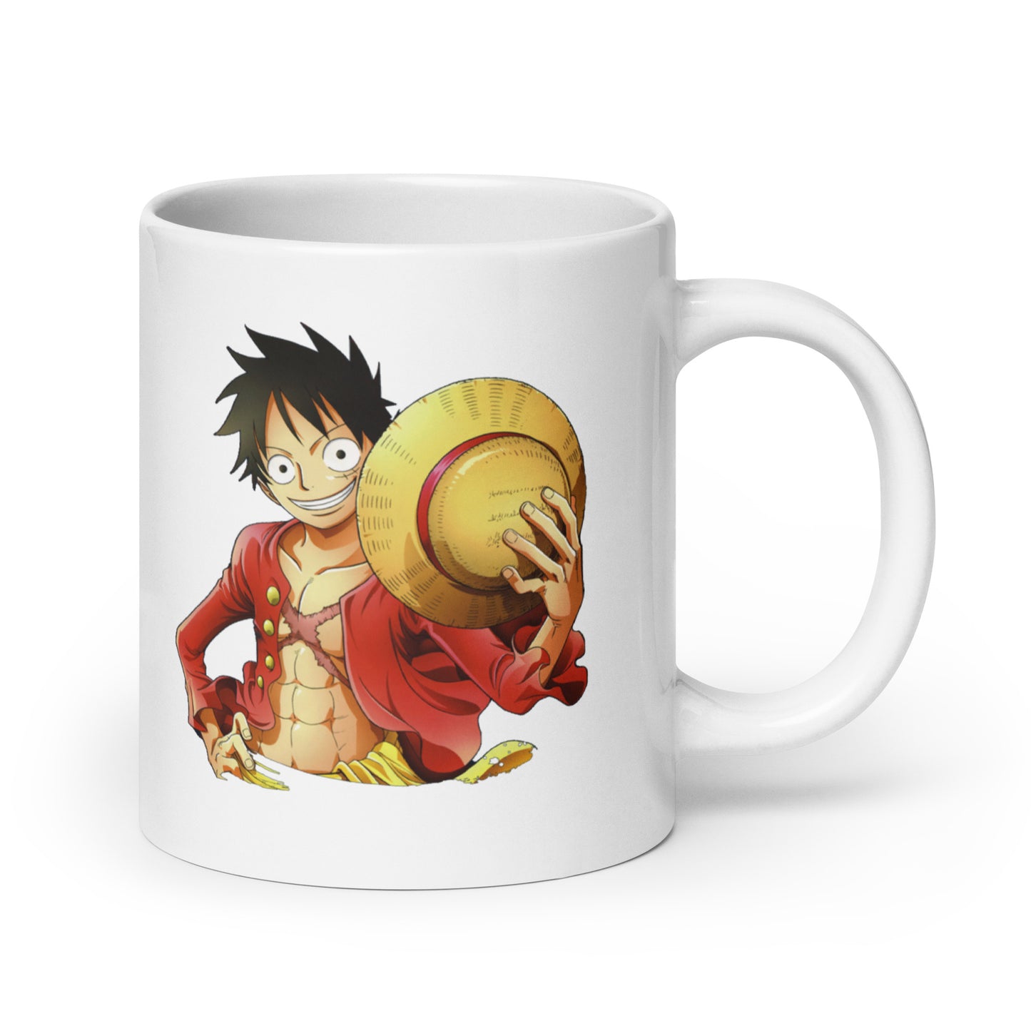 White Glossy Mug - Luffy 19