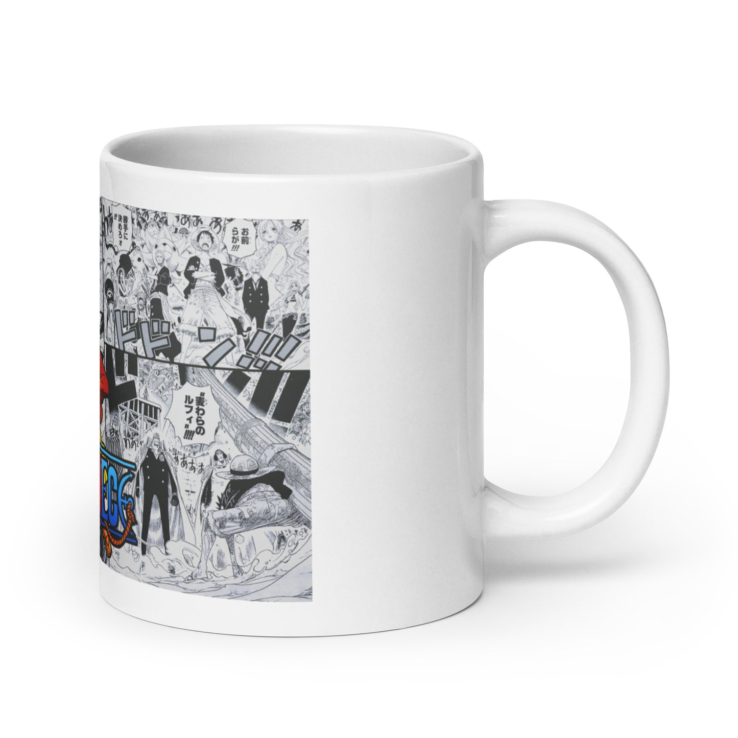 White Glossy Mug - Luffy 22