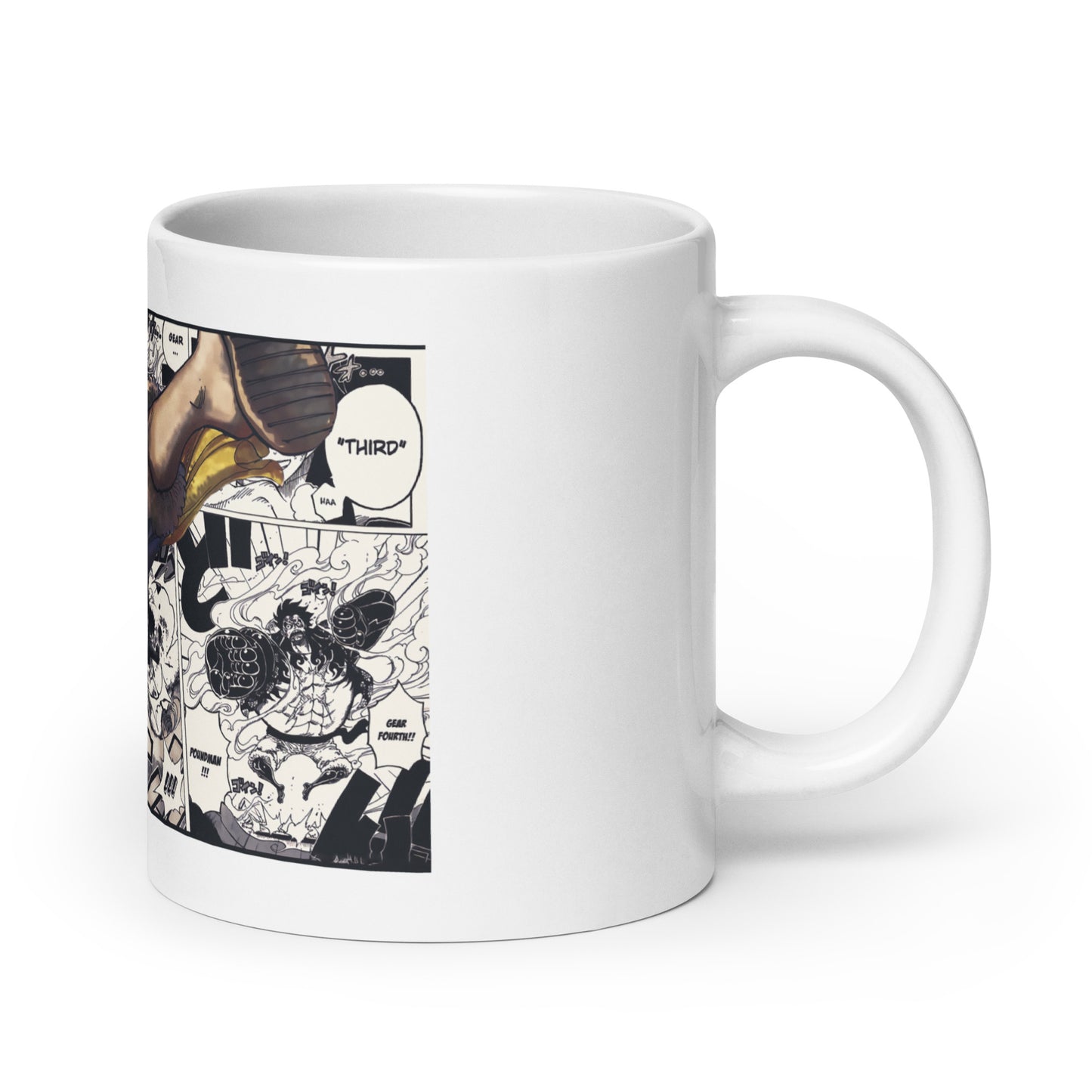 White Glossy Mug - Luffy 35