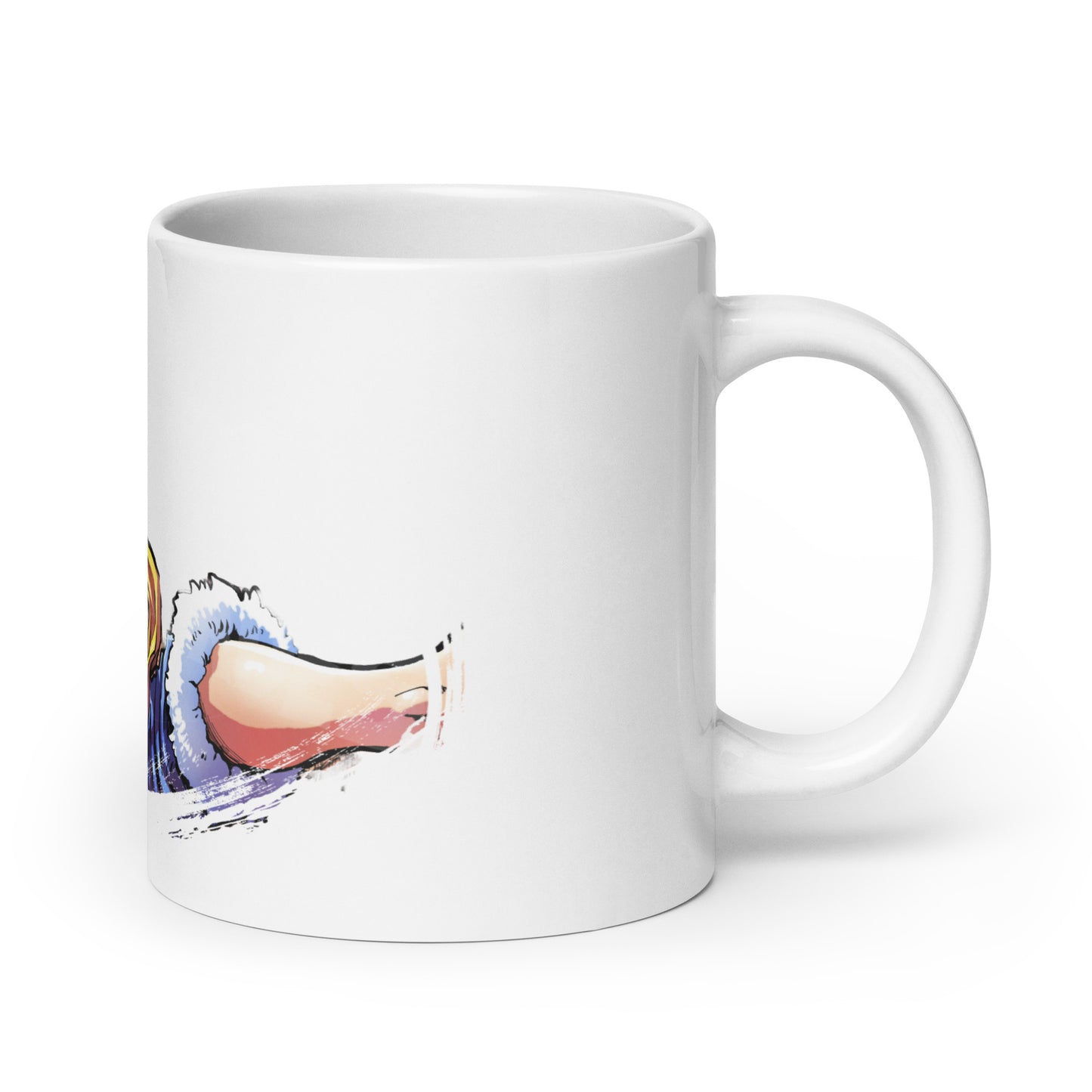 White Glossy Mug - Luffy 38