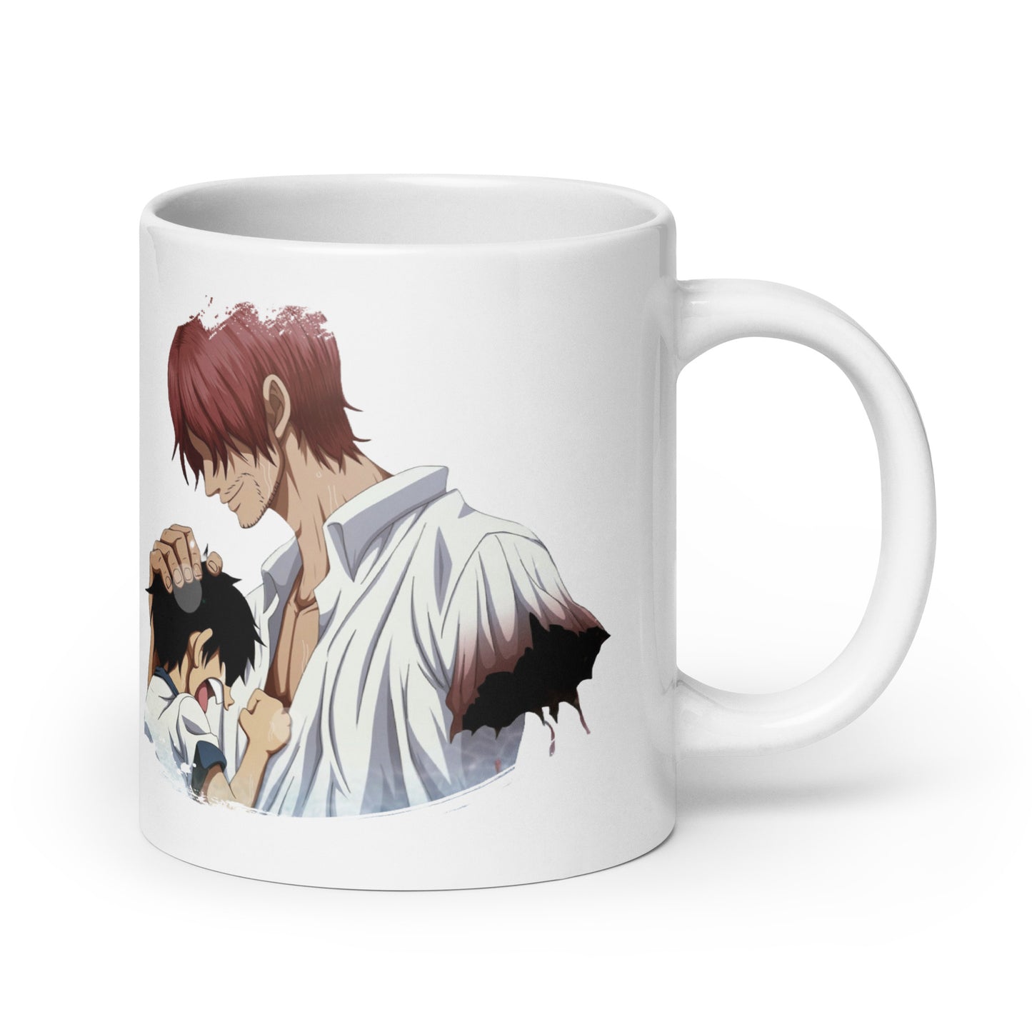 White Glossy Mug - Luffy 39