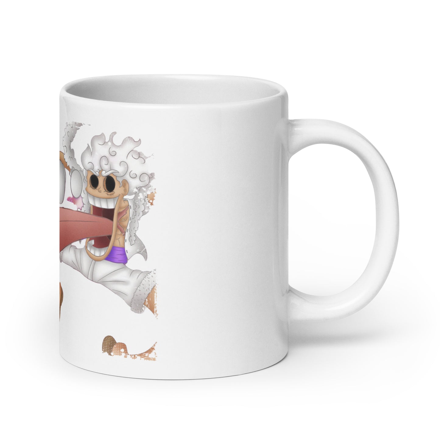 White Glossy Mug - Luffy 41