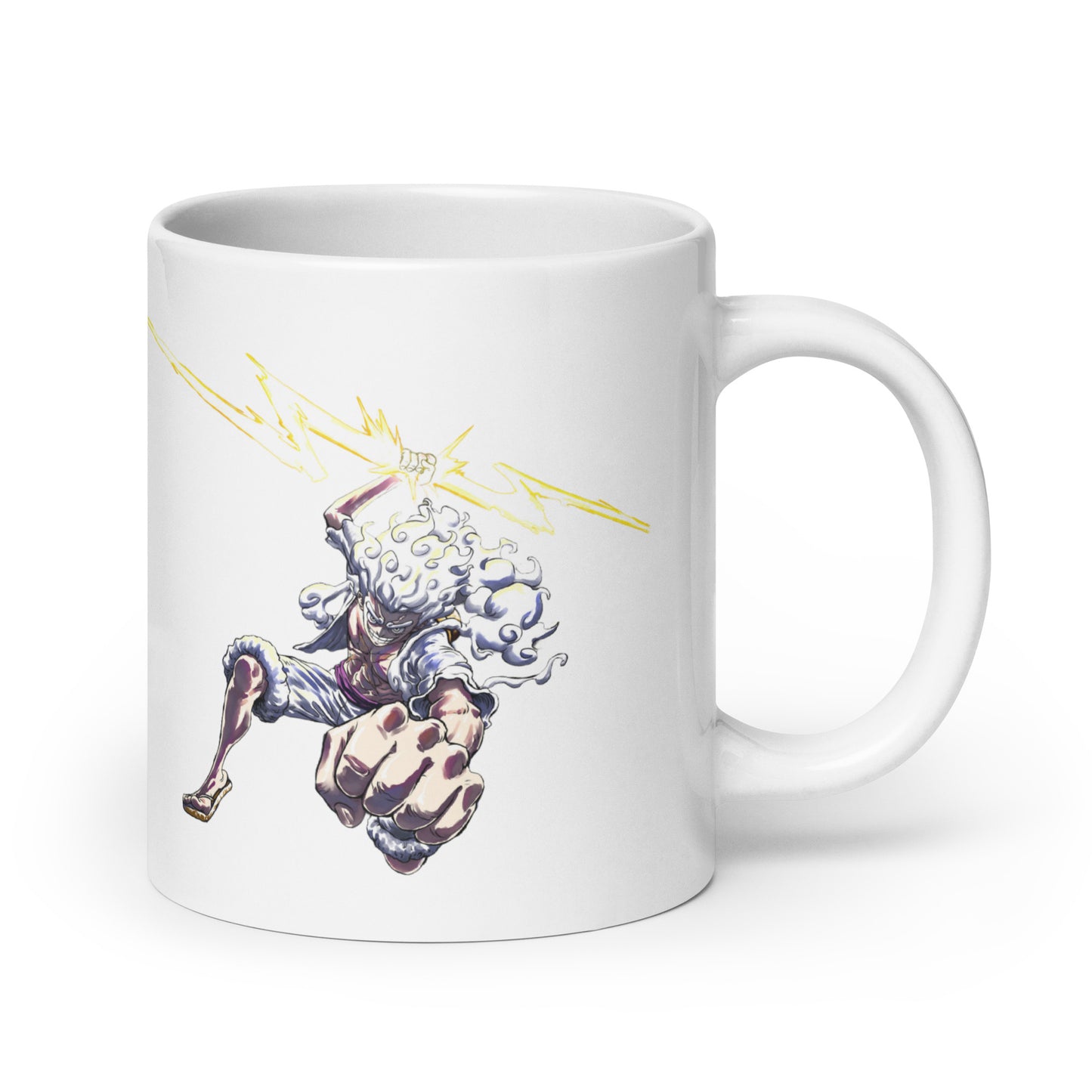 White Glossy Mug - Luffy 49