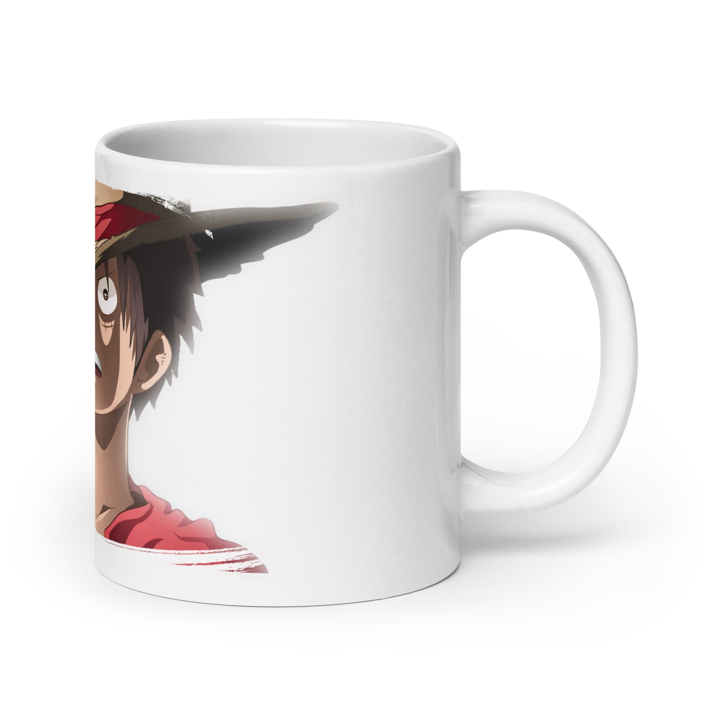 White Glossy Mug - Luffy 50