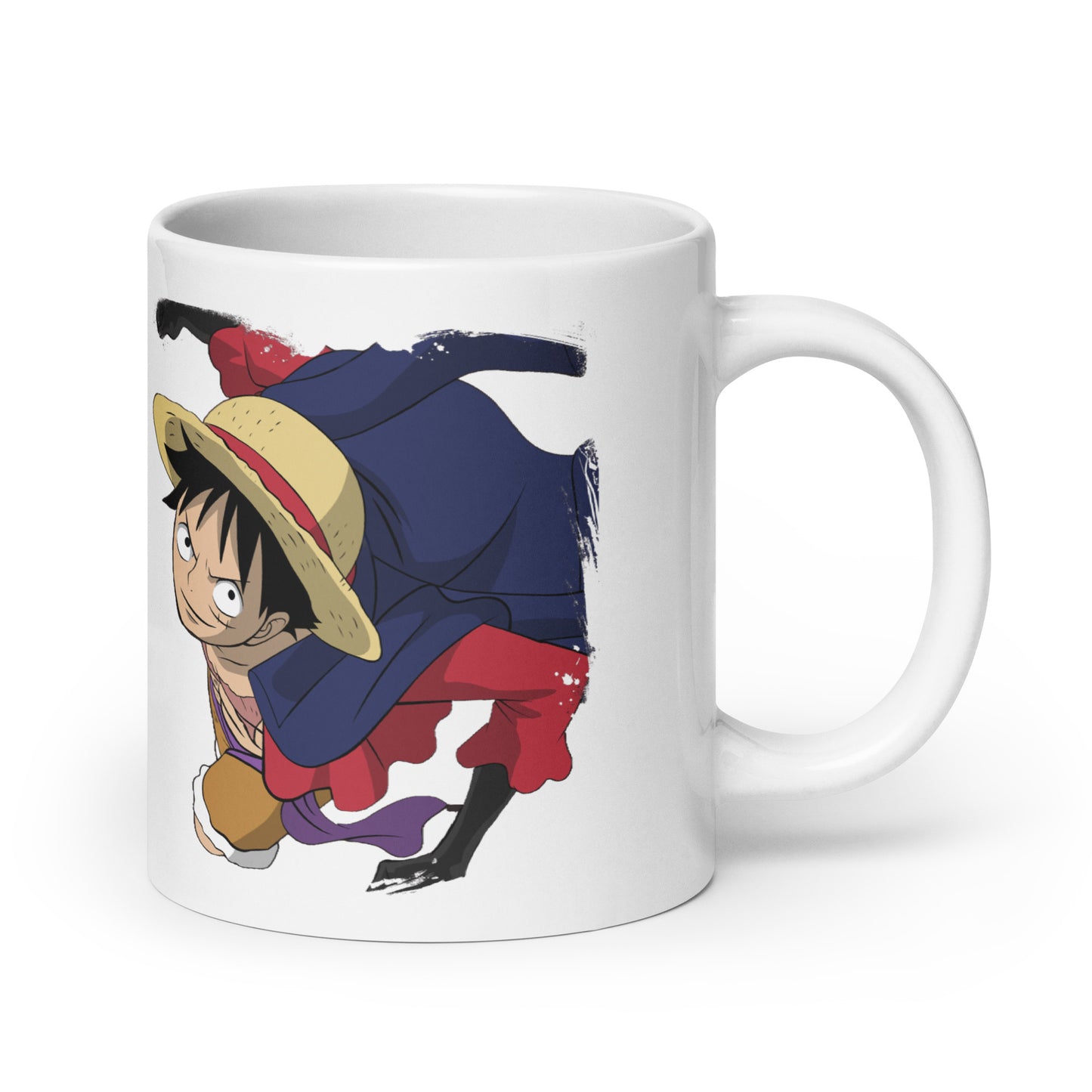 White Glossy Mug - Luffy 54