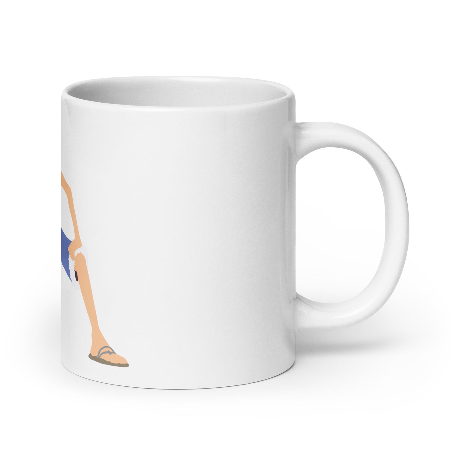 White Glossy Mug - Luffy 55