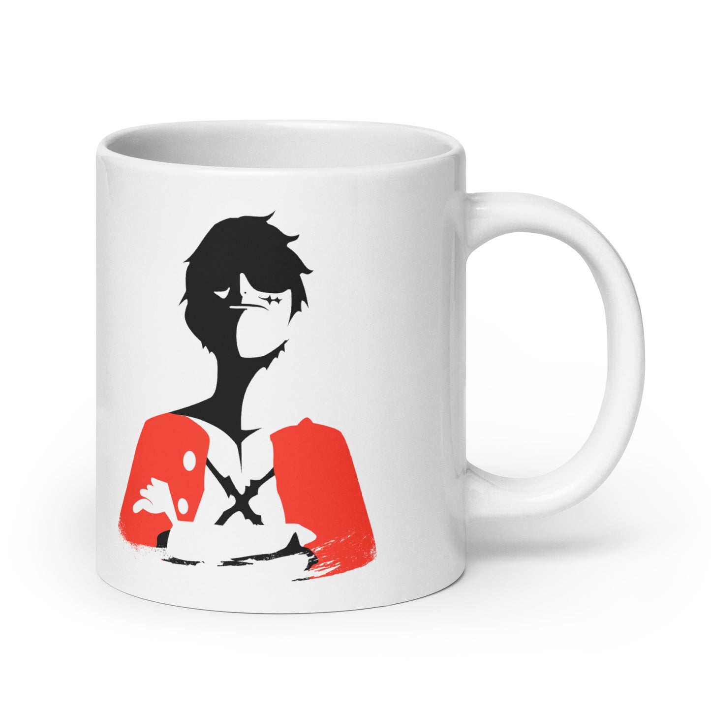 White Glossy Mug - Luffy 56