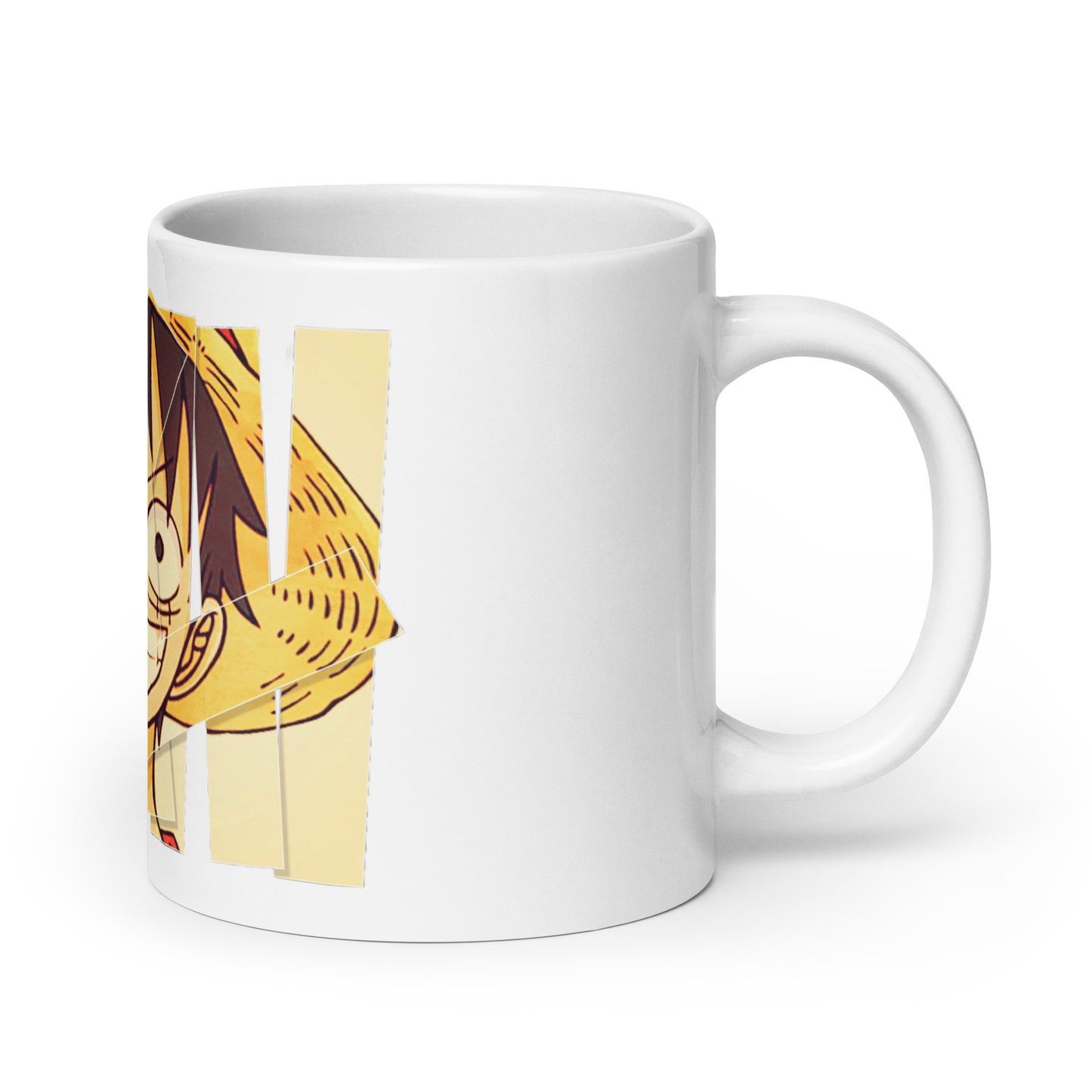 White Glossy Mug - Luffy 62