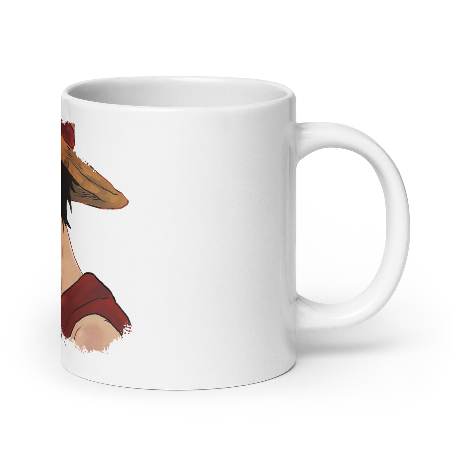 White Glossy Mug - Luffy 68