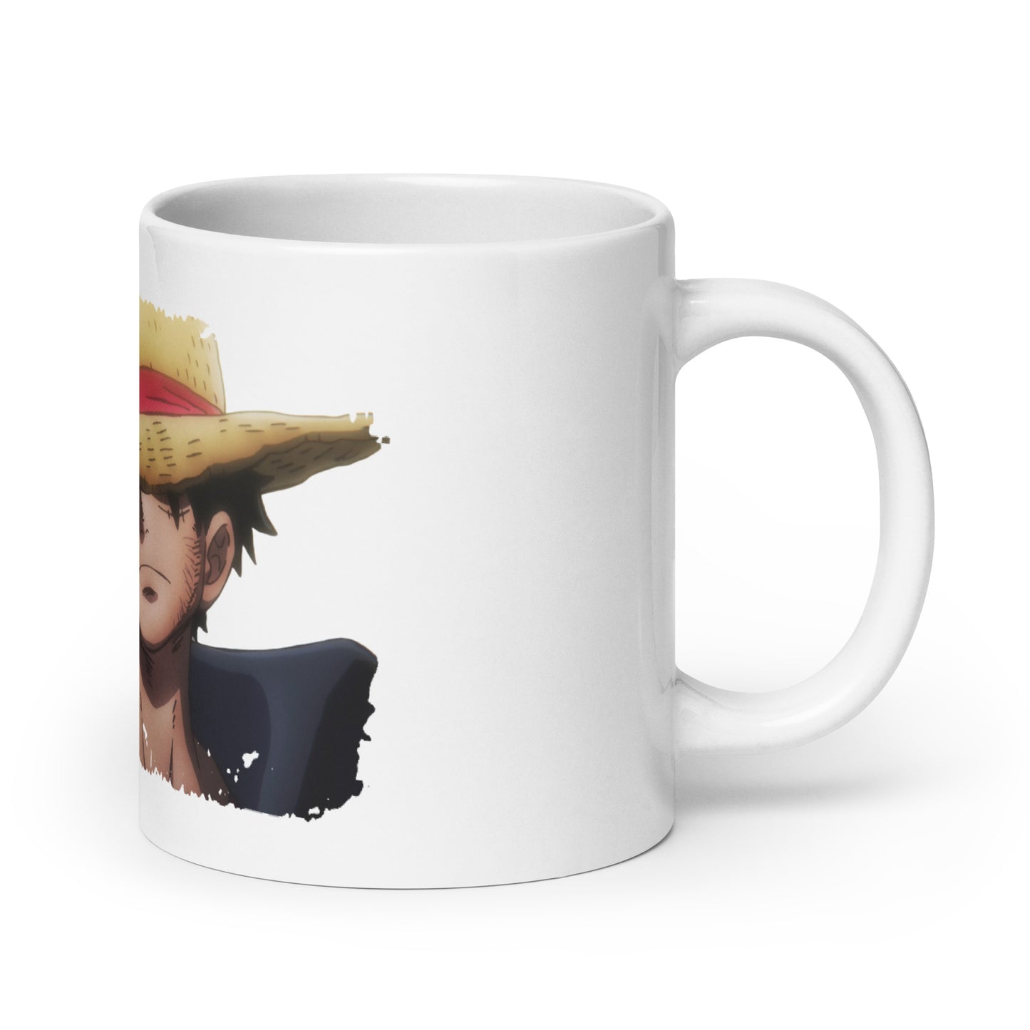 White Glossy Mug - Luffy 70